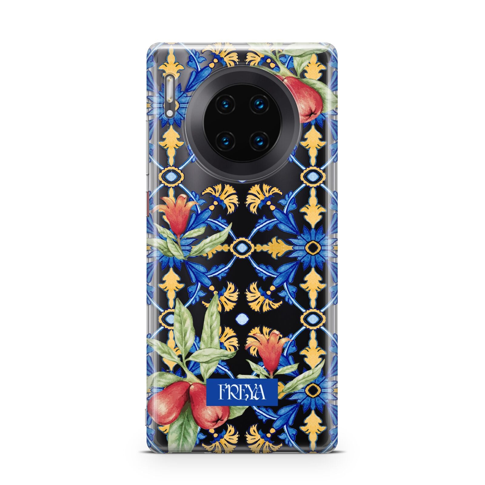 Personalised Mediterranean Fruit and Tiles Huawei Mate 30 Pro Phone Case