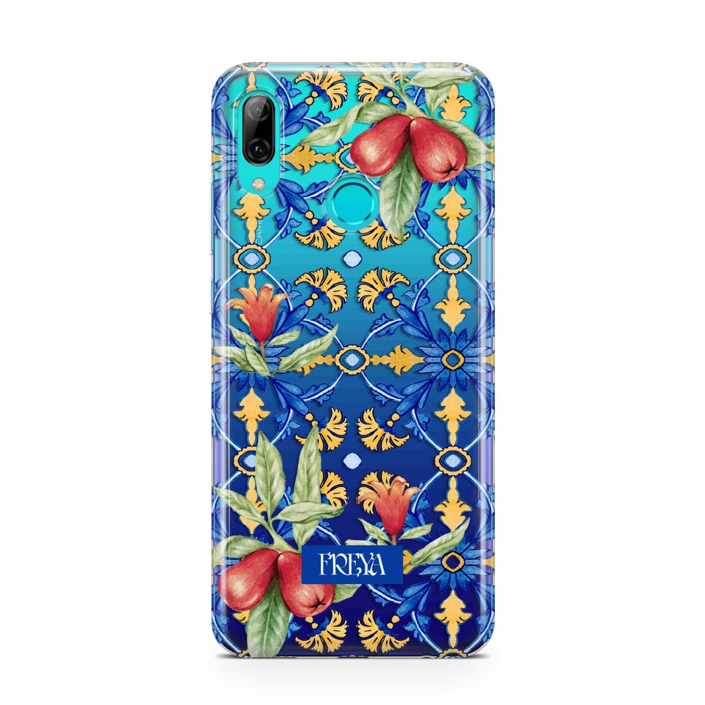 Personalised Mediterranean Fruit and Tiles Huawei P Smart 2019 Case