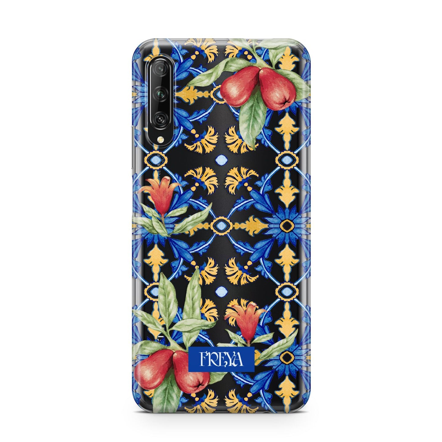 Personalised Mediterranean Fruit and Tiles Huawei P Smart Pro 2019