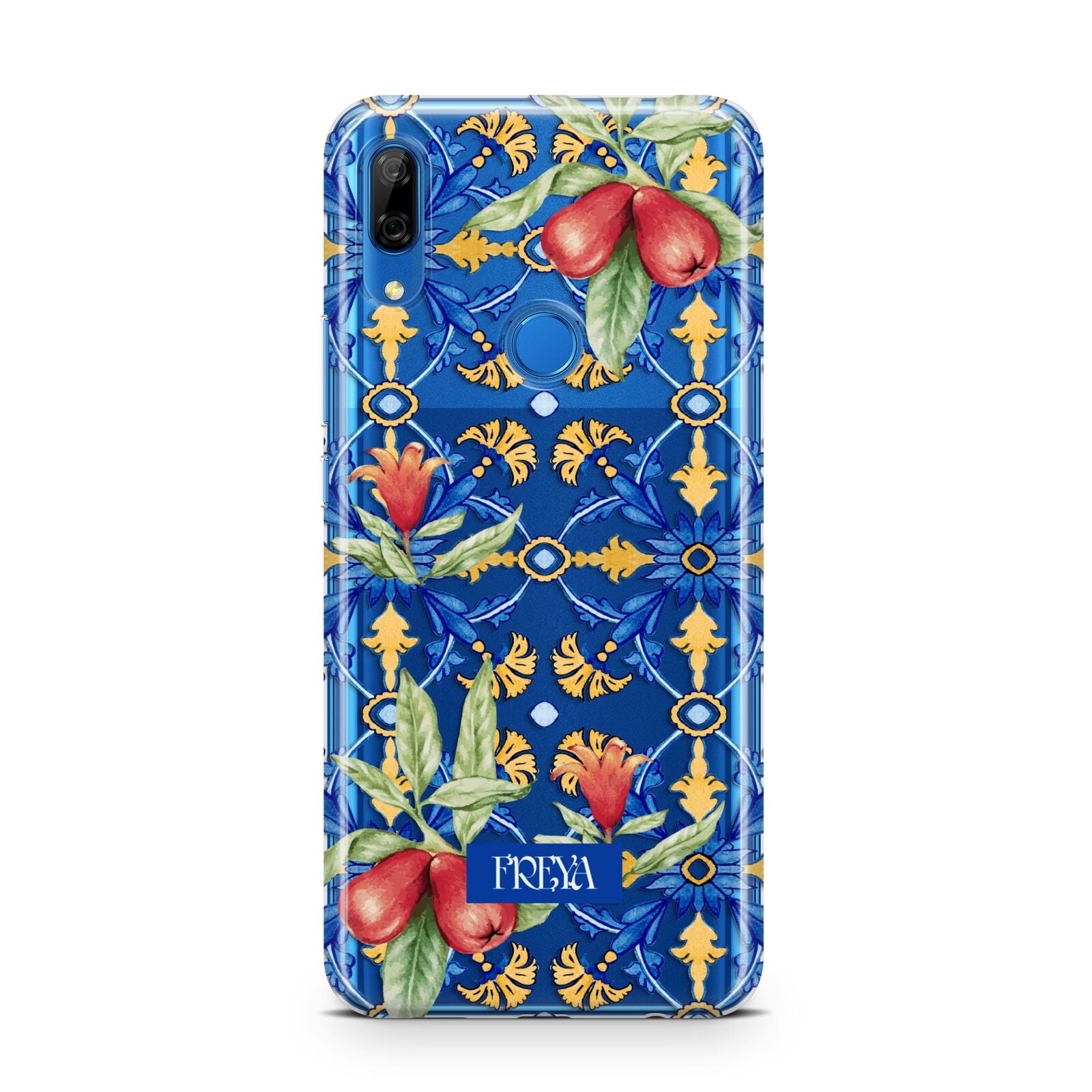 Personalised Mediterranean Fruit and Tiles Huawei P Smart Z