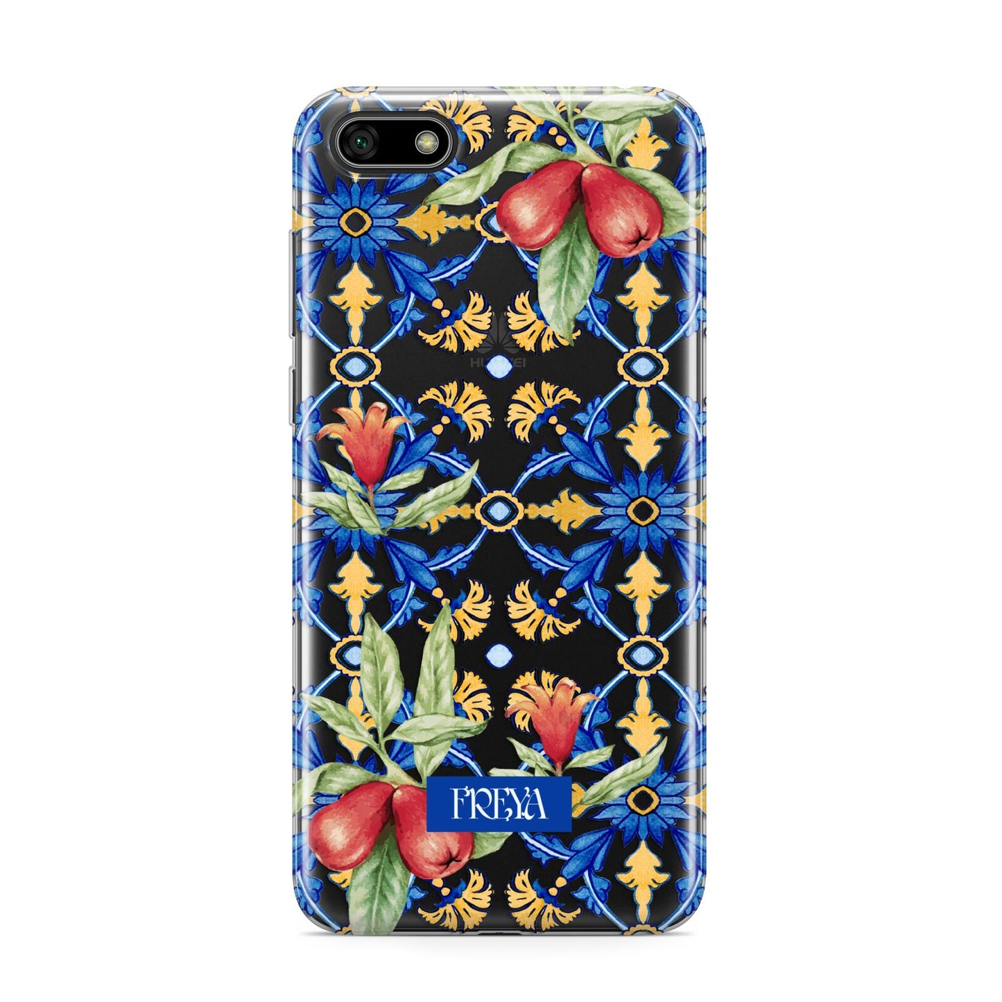 Personalised Mediterranean Fruit and Tiles Huawei Y5 Prime 2018 Phone Case