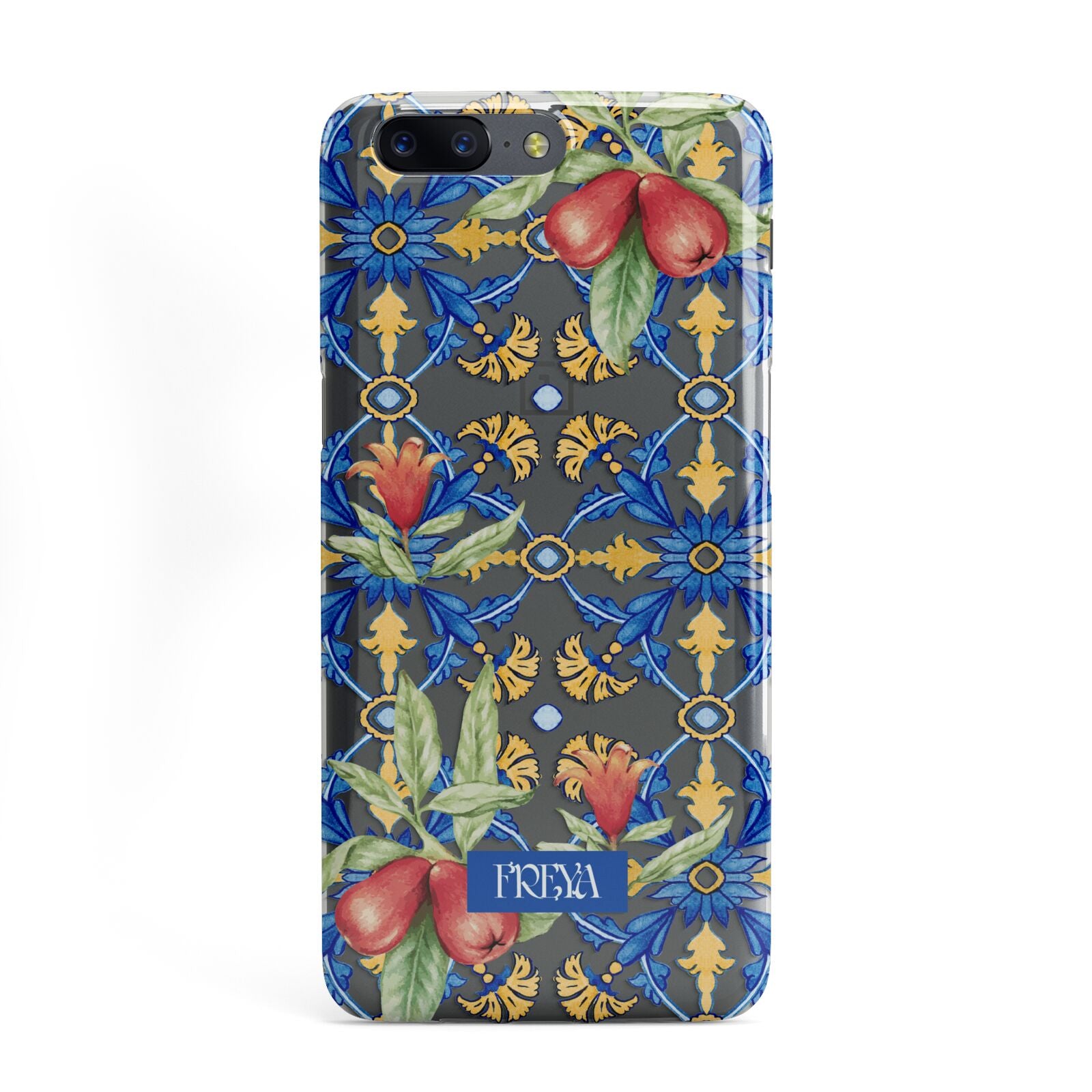 Personalised Mediterranean Fruit and Tiles OnePlus Case