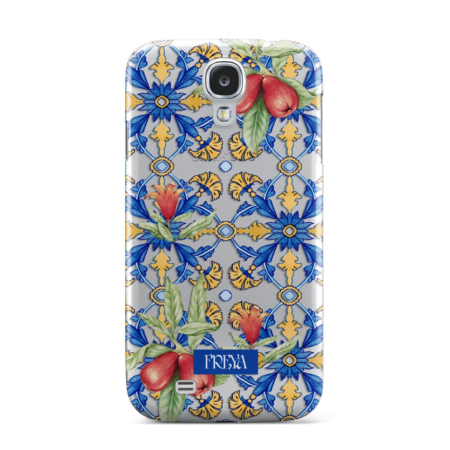 Personalised Mediterranean Fruit and Tiles Samsung Galaxy S4 Case