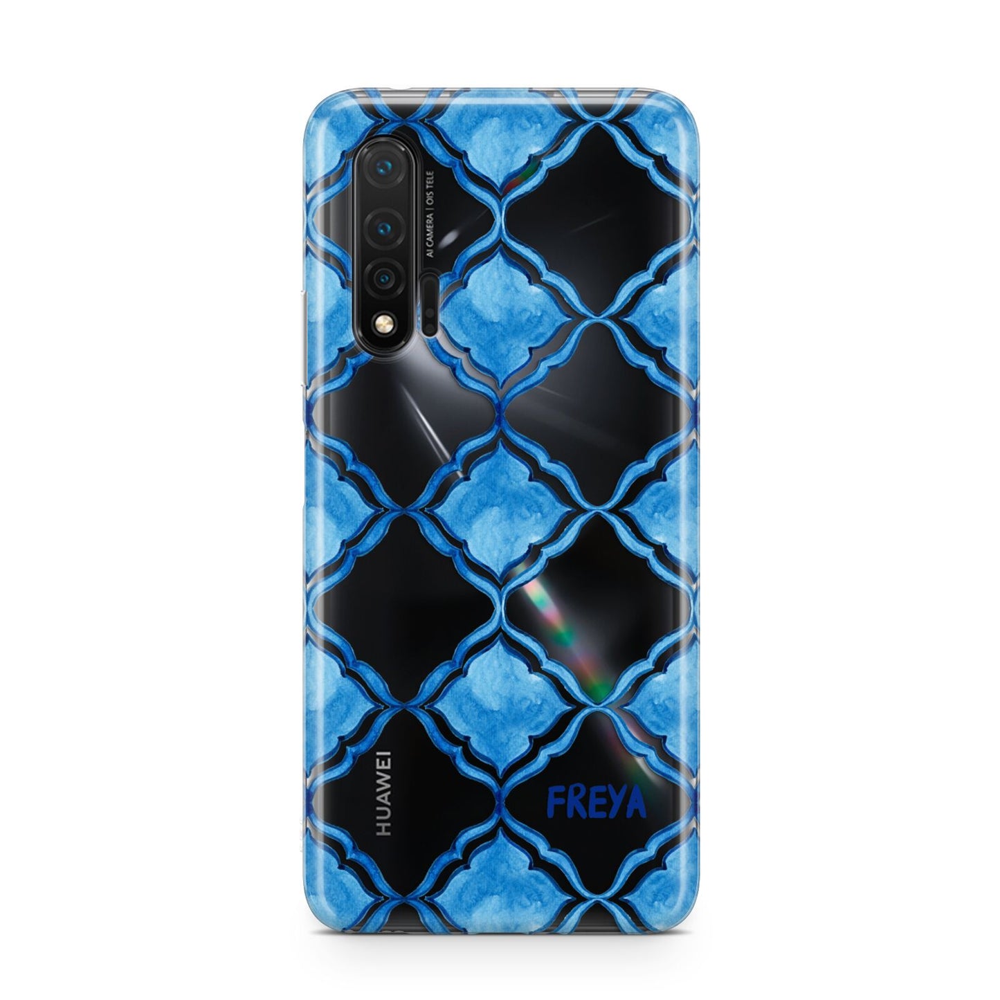 Personalised Mediterranean Tiles Huawei Nova 6 Phone Case