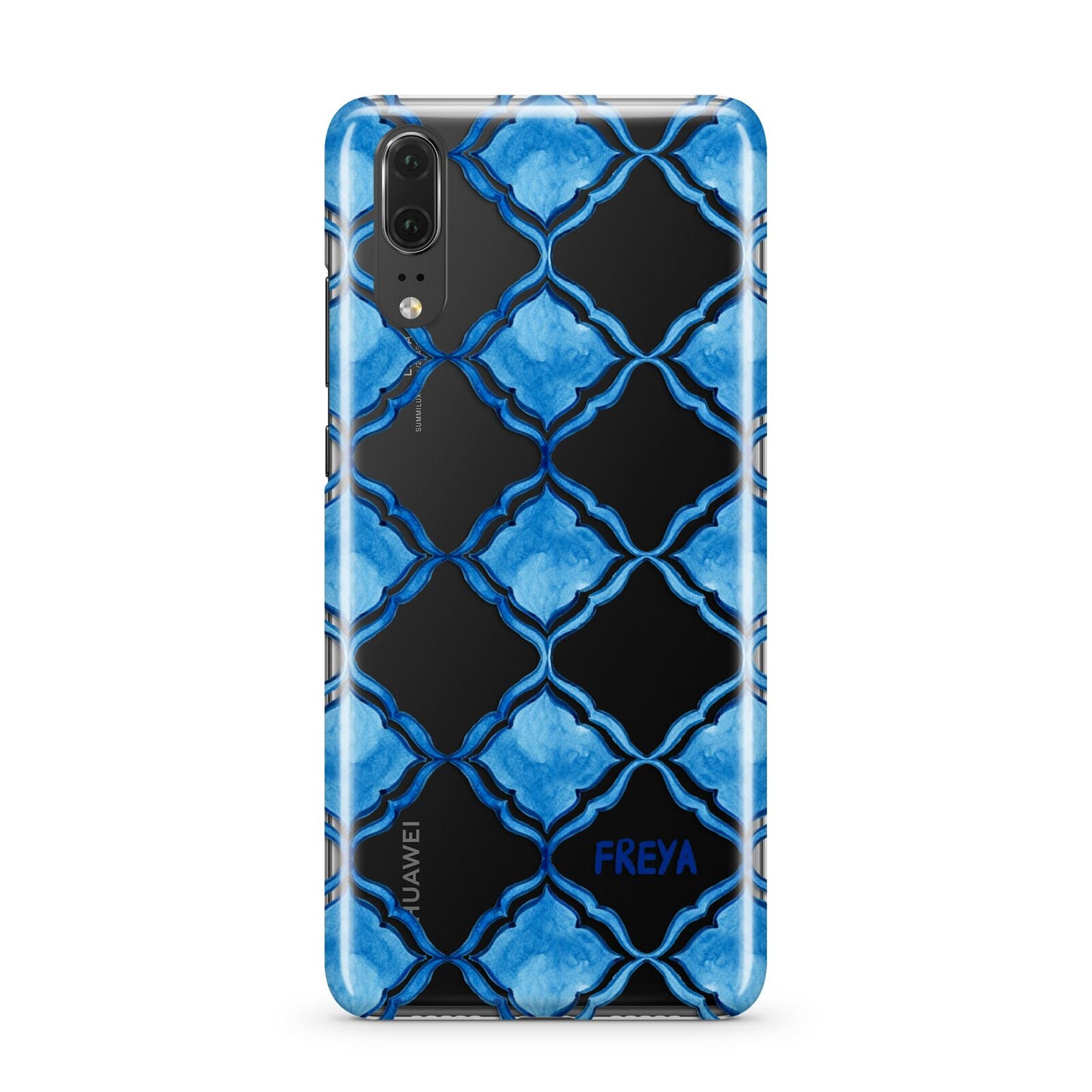 Personalised Mediterranean Tiles Huawei P20 Phone Case