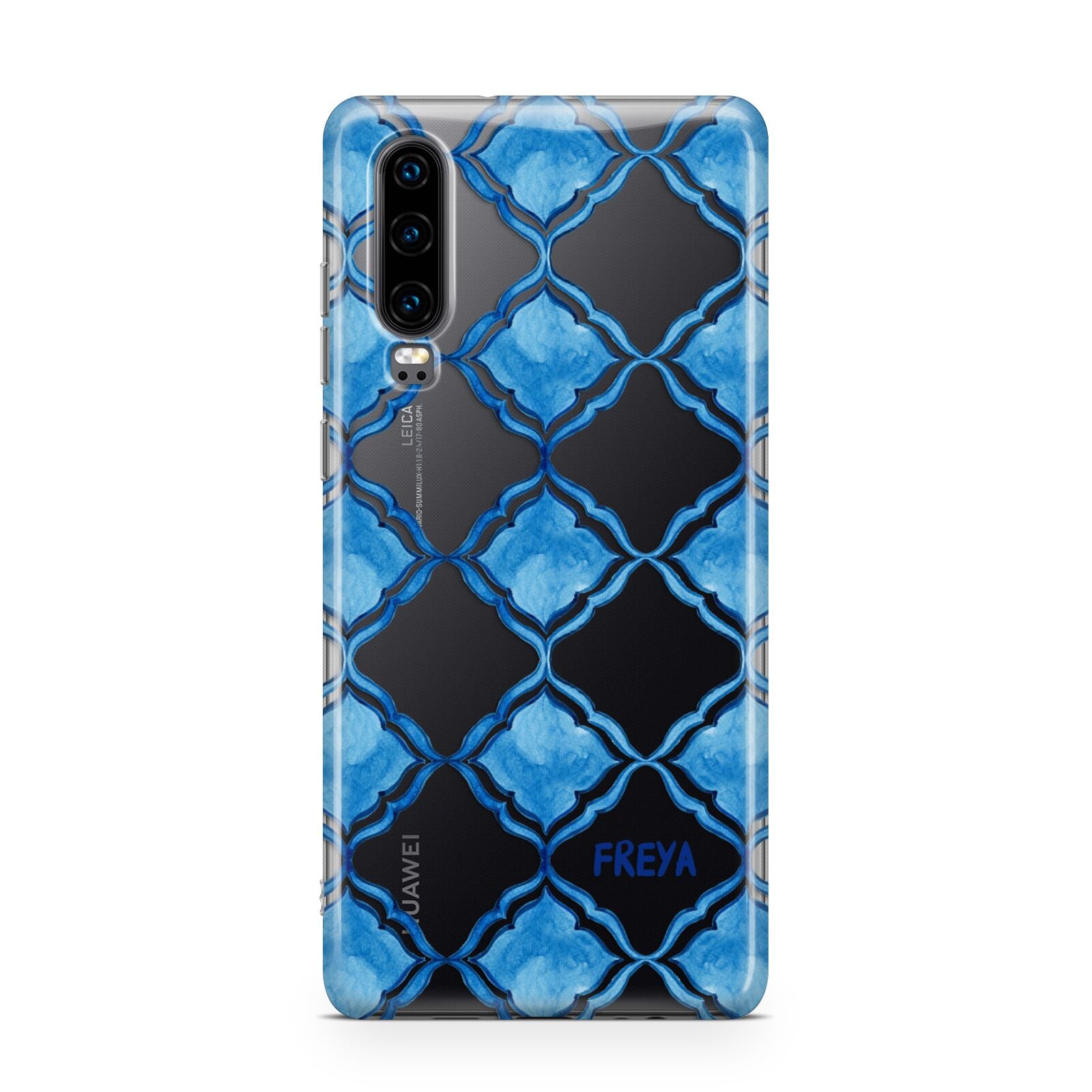 Personalised Mediterranean Tiles Huawei P30 Phone Case