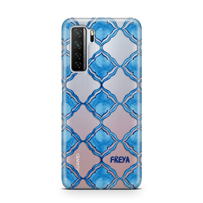 Personalised Mediterranean Tiles Huawei P40 Lite 5G Phone Case