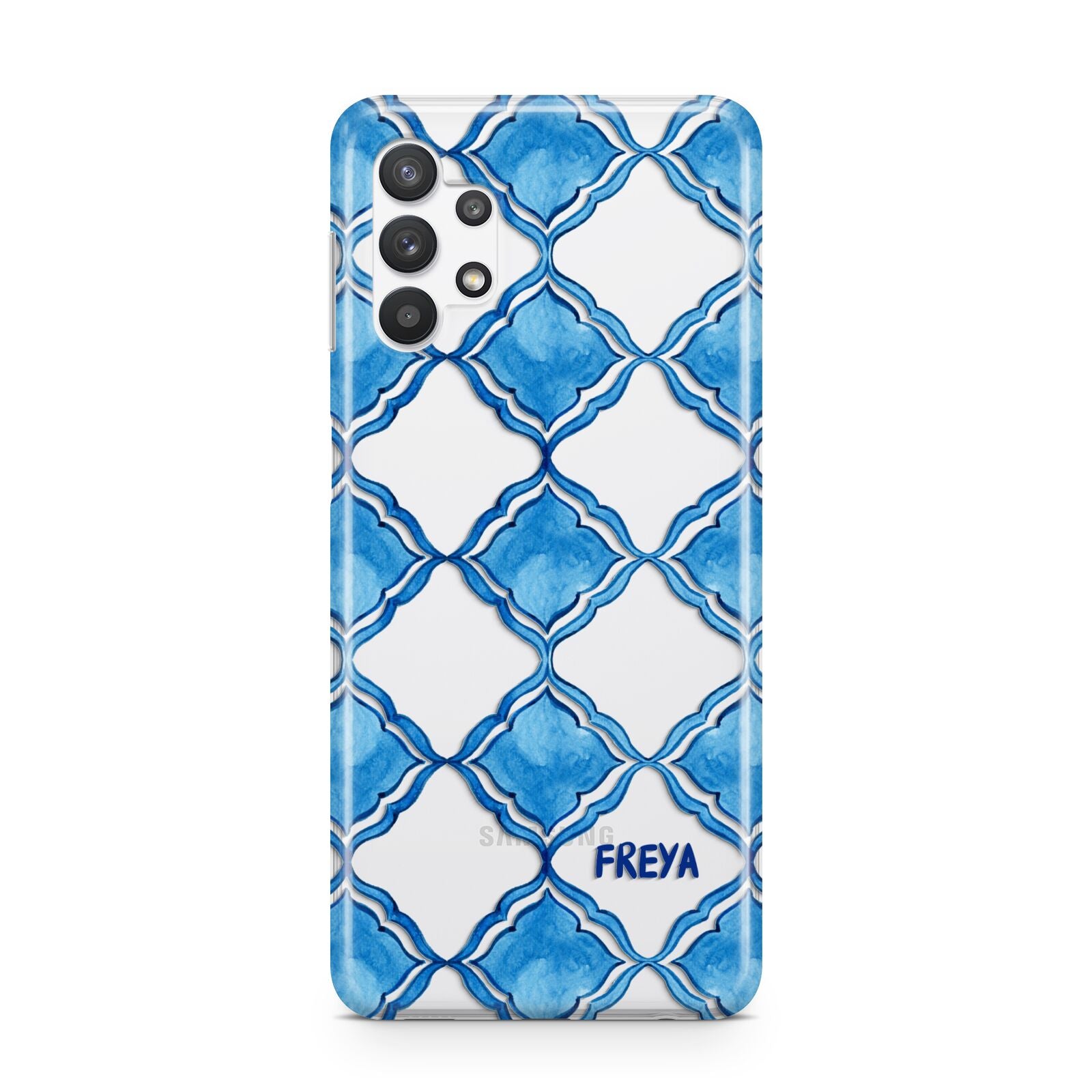 Personalised Mediterranean Tiles Samsung A32 5G Case