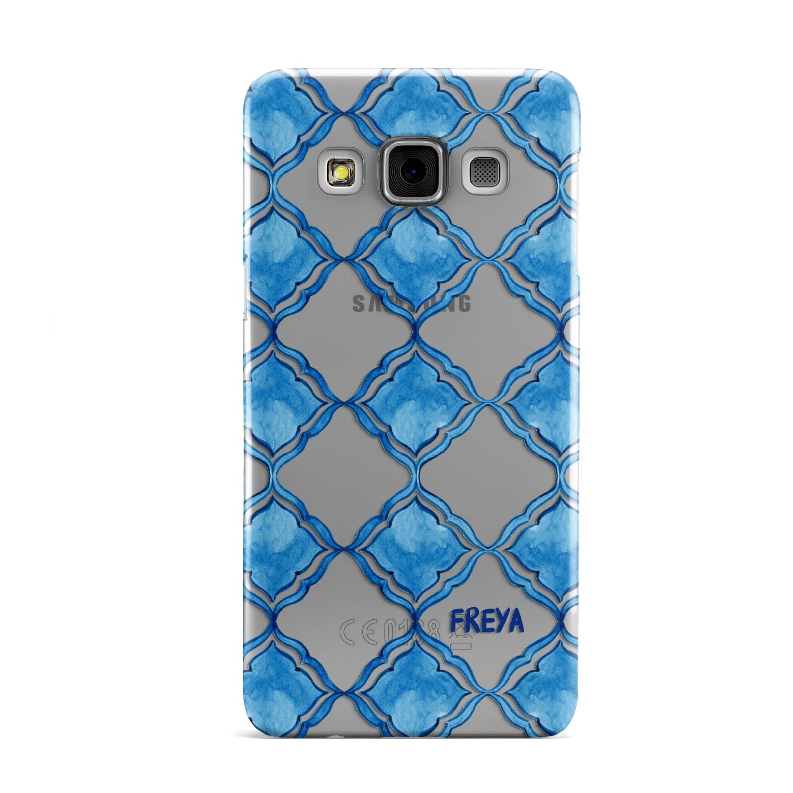 Personalised Mediterranean Tiles Samsung Galaxy A3 Case