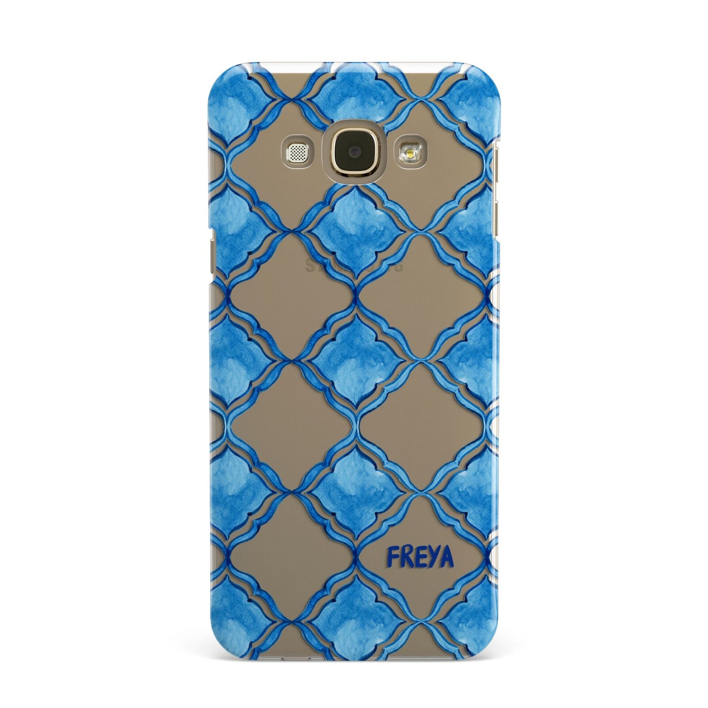 Personalised Mediterranean Tiles Samsung Galaxy A8 Case