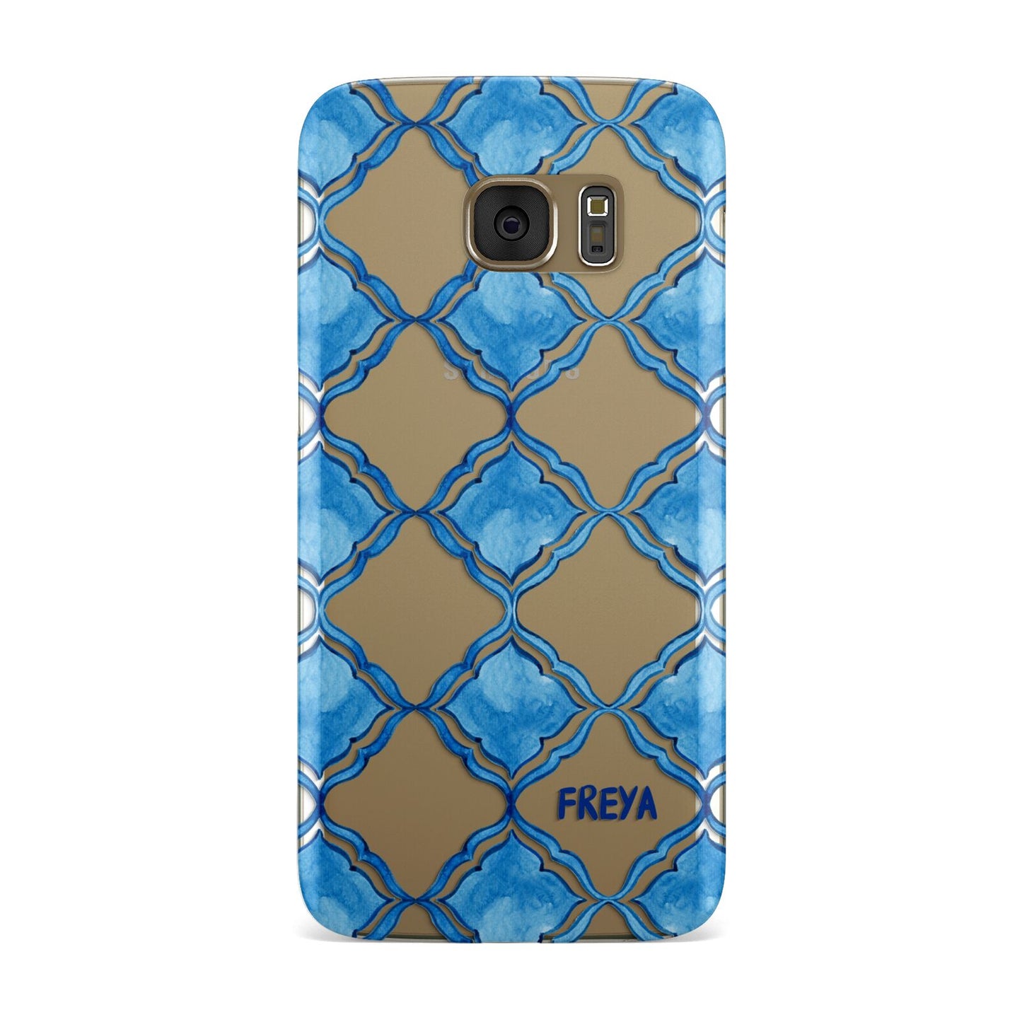 Personalised Mediterranean Tiles Samsung Galaxy Case