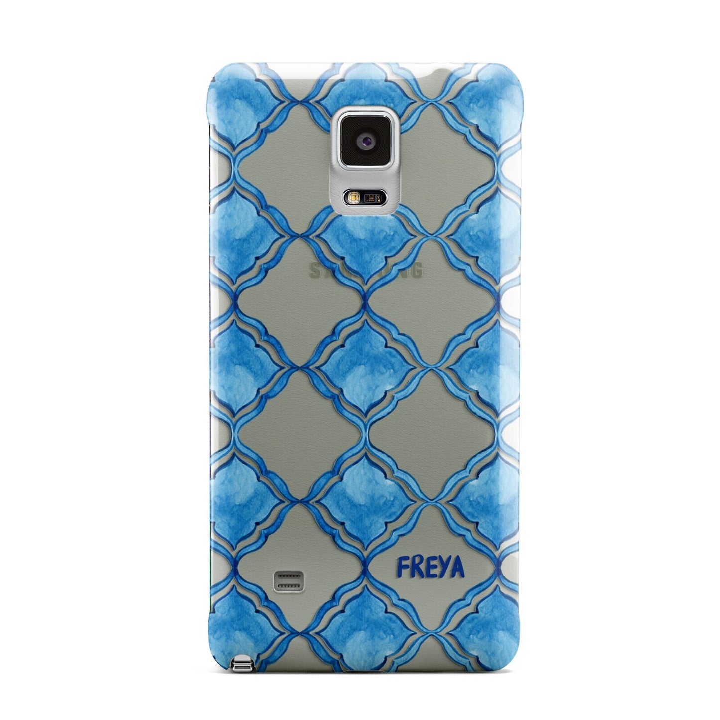 Personalised Mediterranean Tiles Samsung Galaxy Note 4 Case