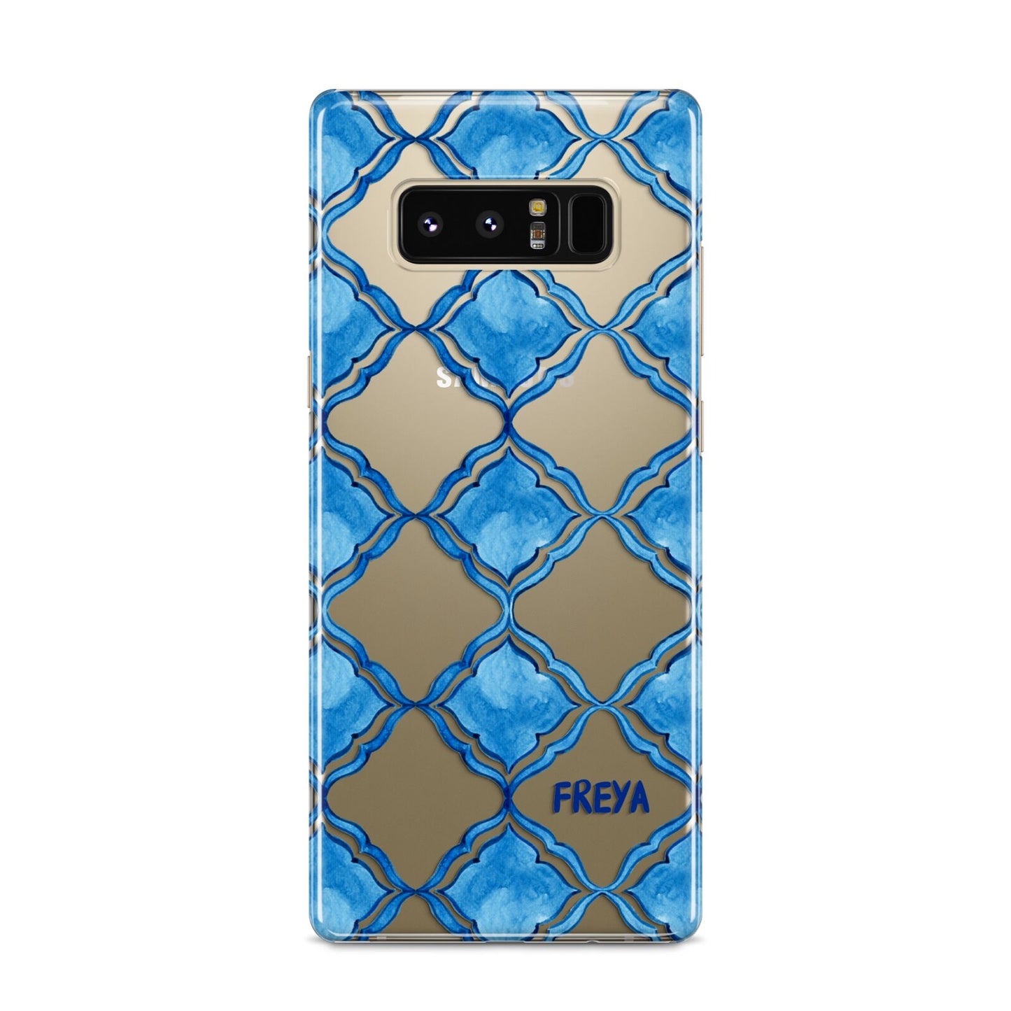 Personalised Mediterranean Tiles Samsung Galaxy S8 Case