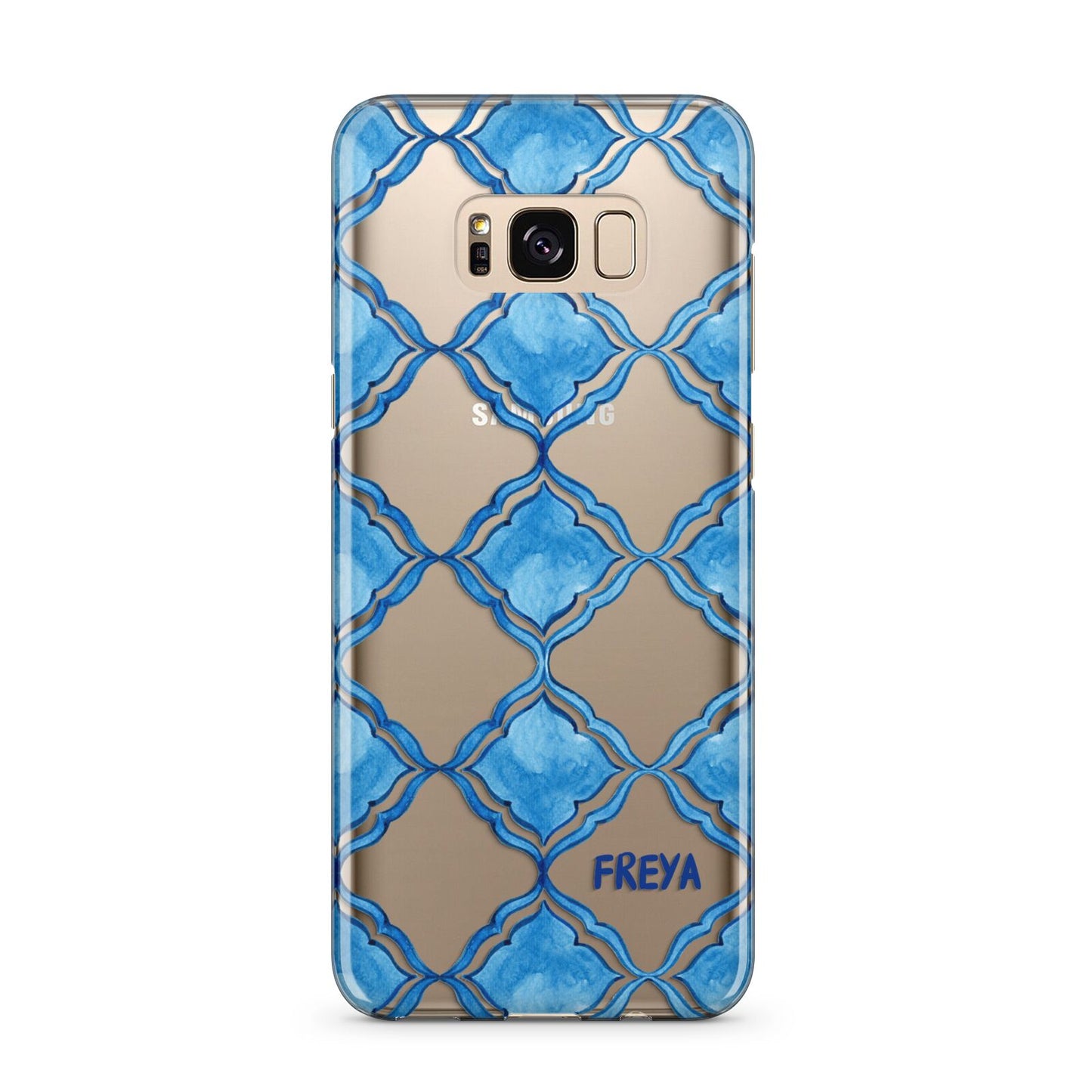 Personalised Mediterranean Tiles Samsung Galaxy S8 Plus Case