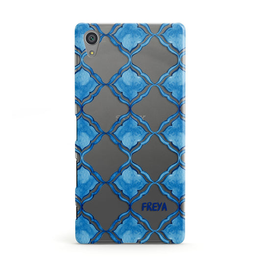 Personalised Mediterranean Tiles Sony Xperia Case