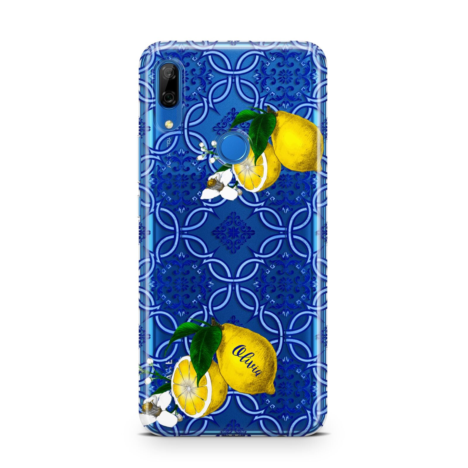 Personalised Mediterranean Tiles and Lemons Huawei P Smart Z