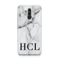 Personalised Medium Marble Initials Huawei Mate 20 Lite