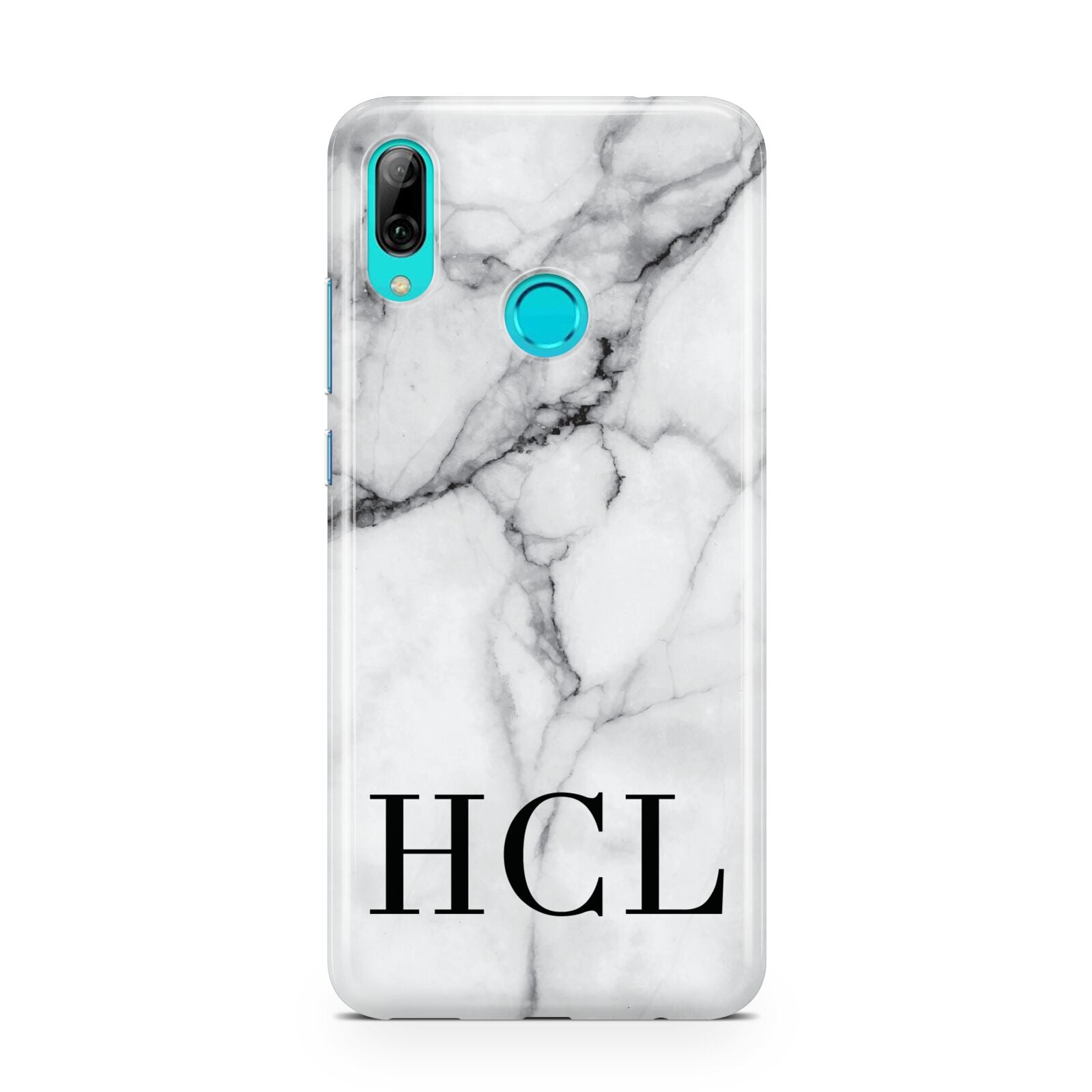 Personalised Medium Marble Initials Huawei P Smart 2019 Case