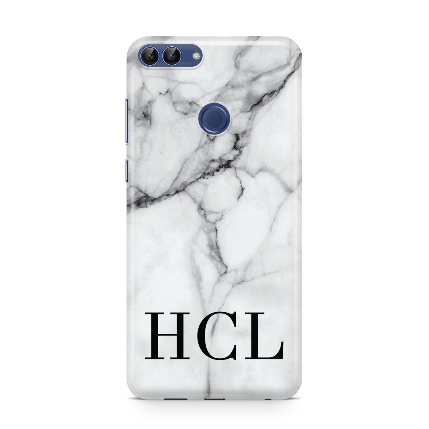 Personalised Medium Marble Initials Huawei P Smart Case