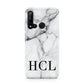 Personalised Medium Marble Initials Huawei P20 Lite 5G Phone Case