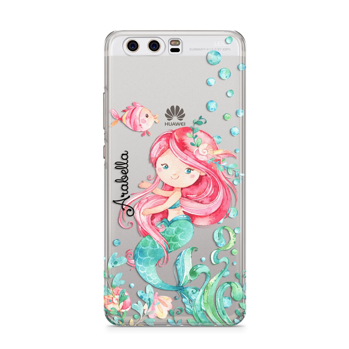 Personalised Mermaid Huawei P10 Phone Case