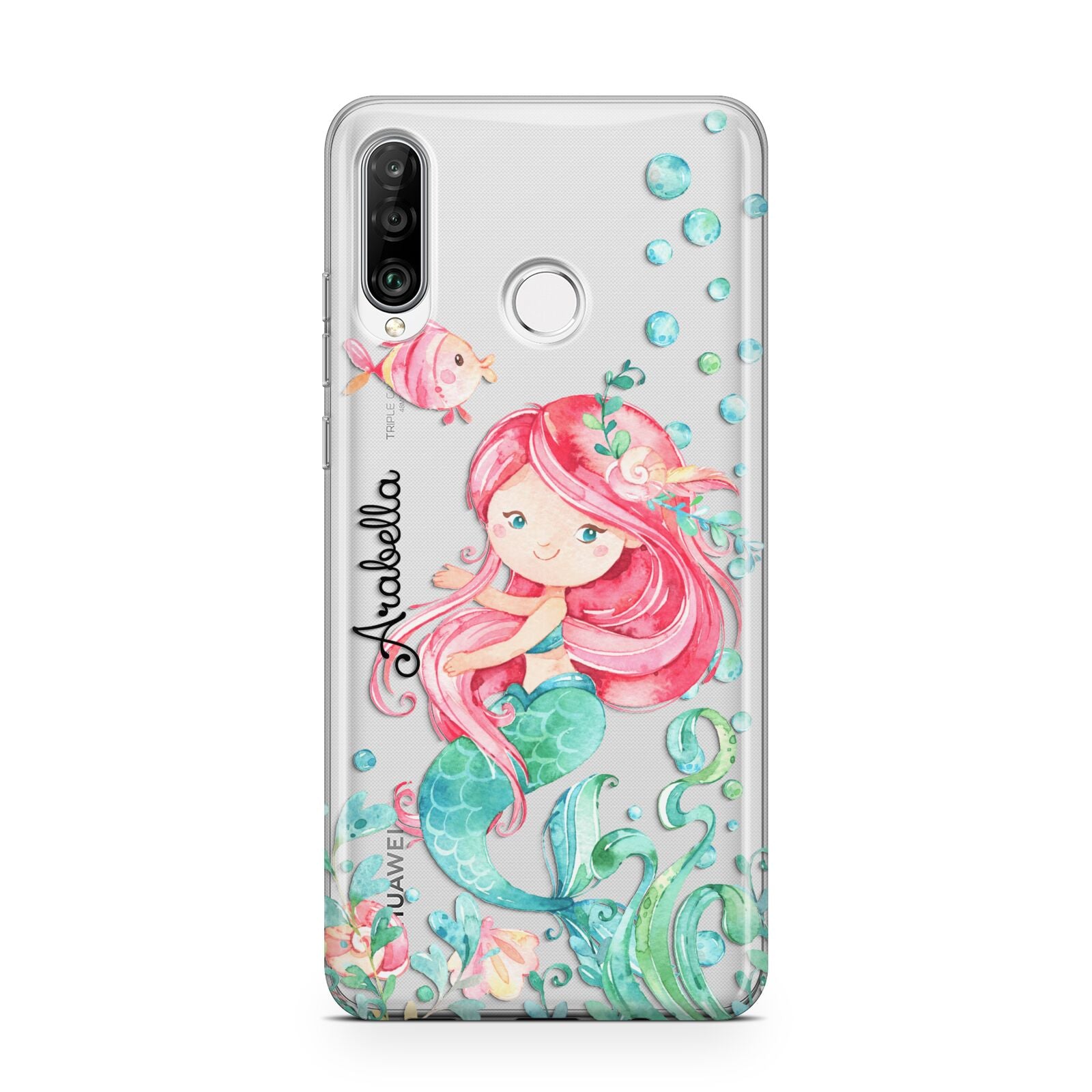 Personalised Mermaid Huawei P30 Lite Phone Case