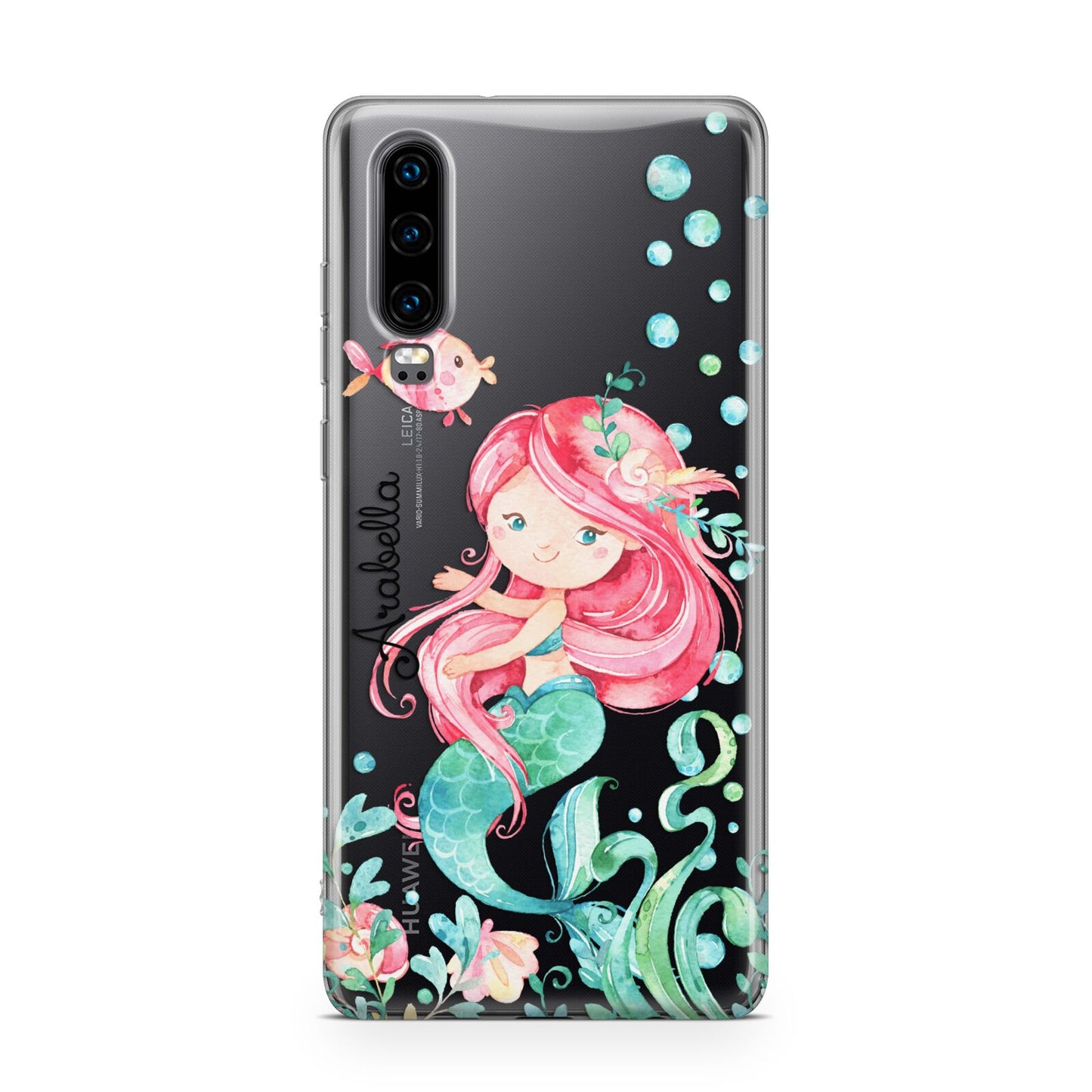 Personalised Mermaid Huawei P30 Phone Case