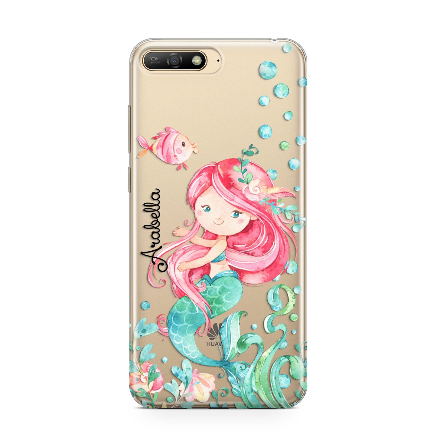 Personalised Mermaid Huawei Y6 2018