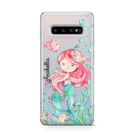 Personalised Mermaid Protective Samsung Galaxy Case