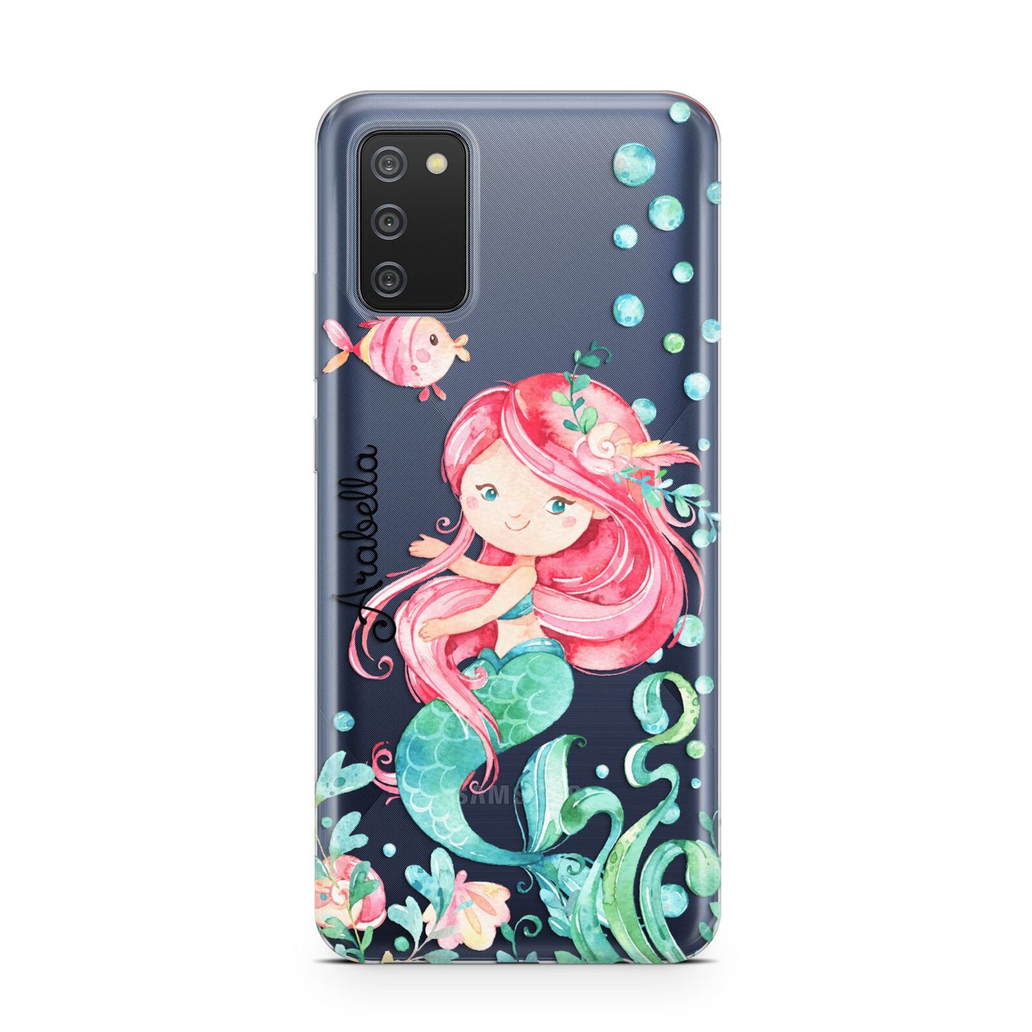 Personalised Mermaid Samsung A02s Case