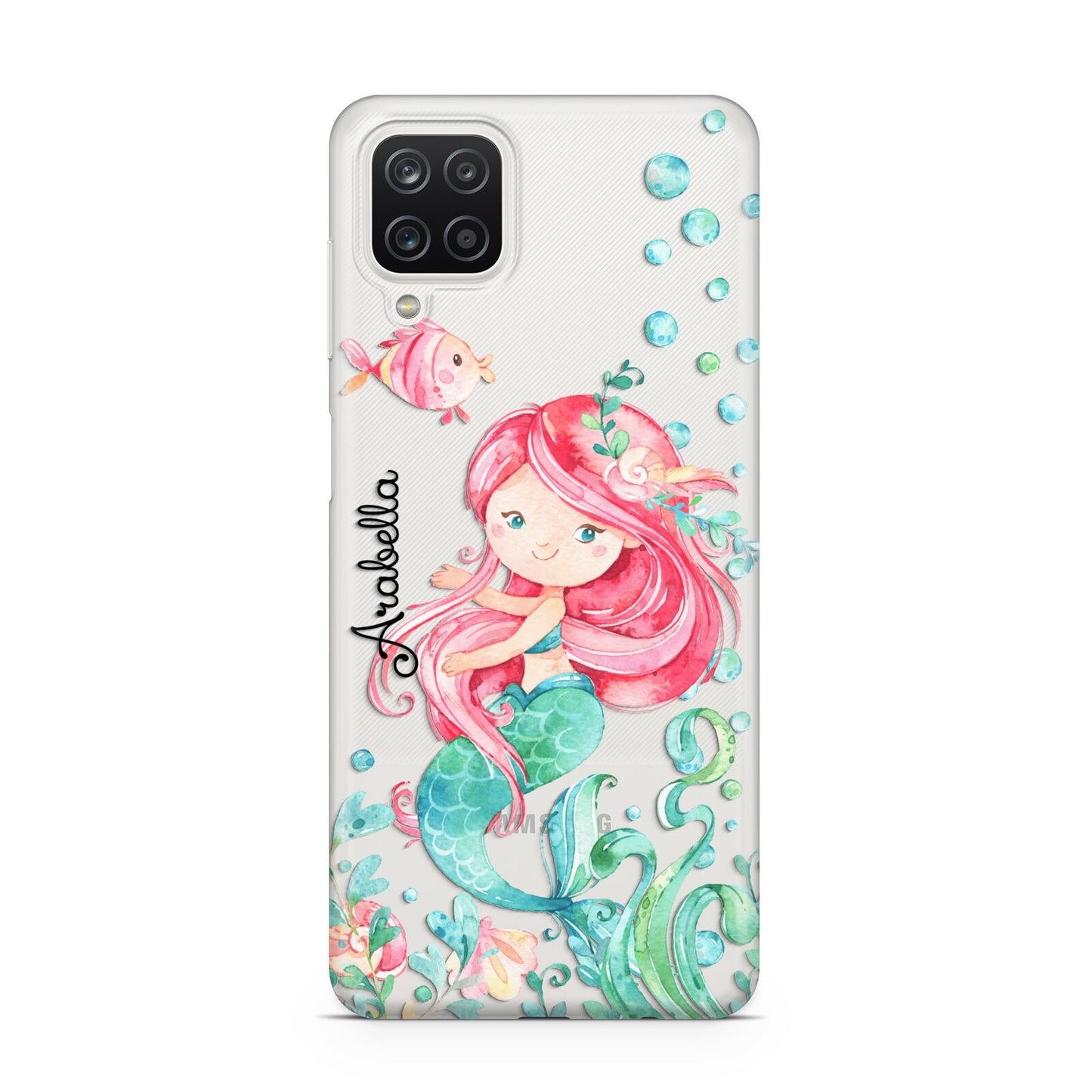 Personalised Mermaid Samsung A12 Case