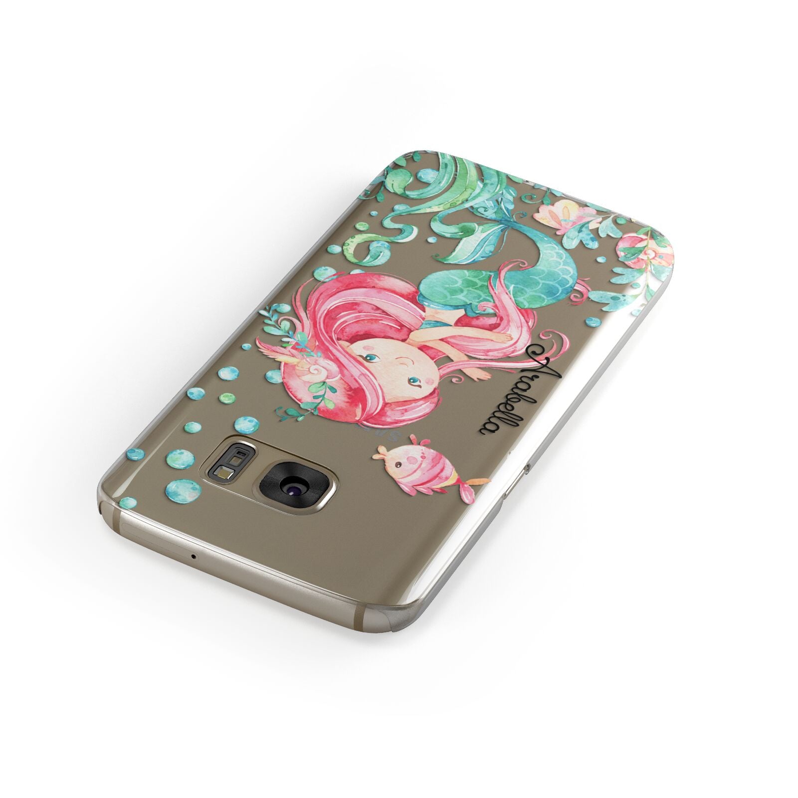 Personalised Mermaid Samsung Galaxy Case Front Close Up