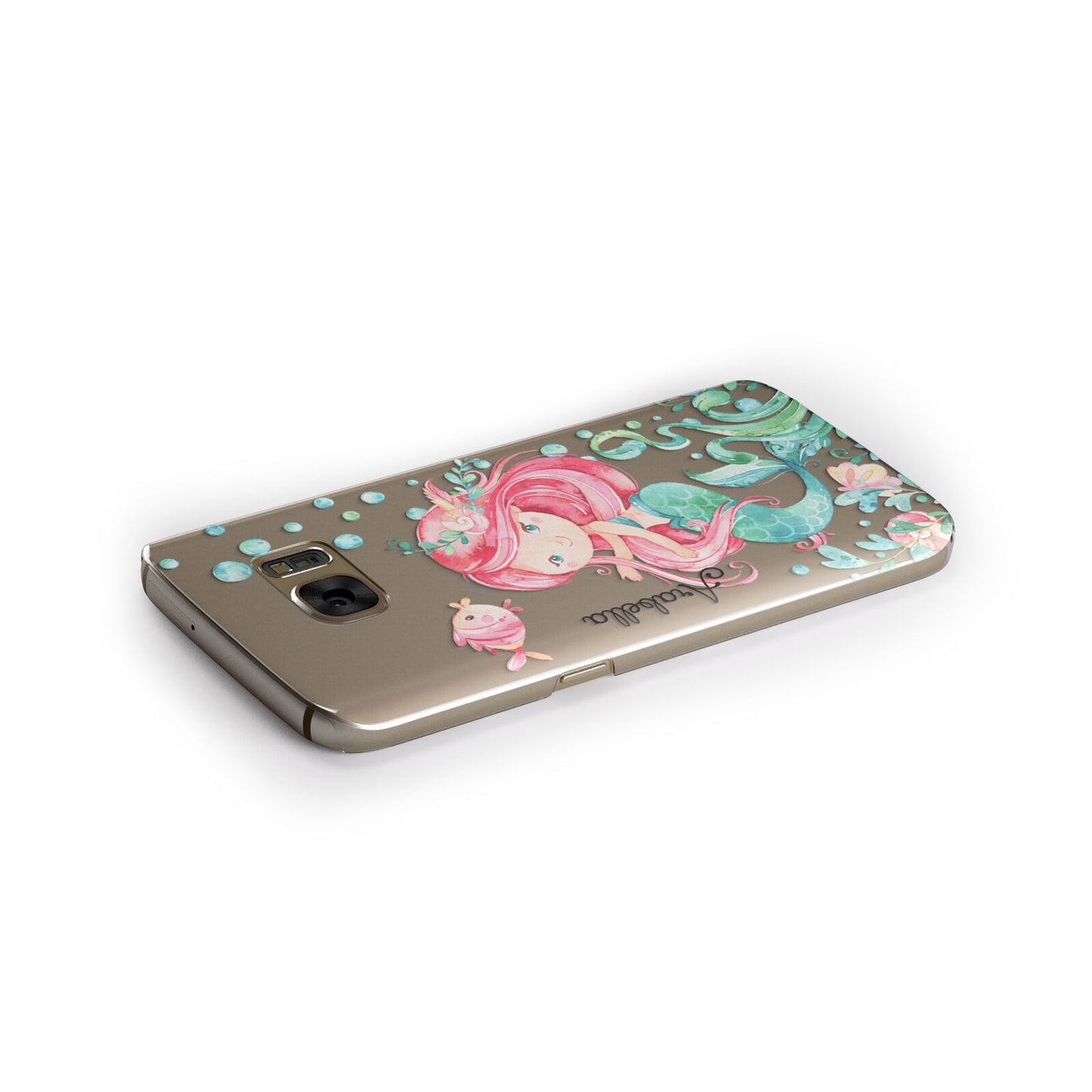 Personalised Mermaid Samsung Galaxy Case Side Close Up