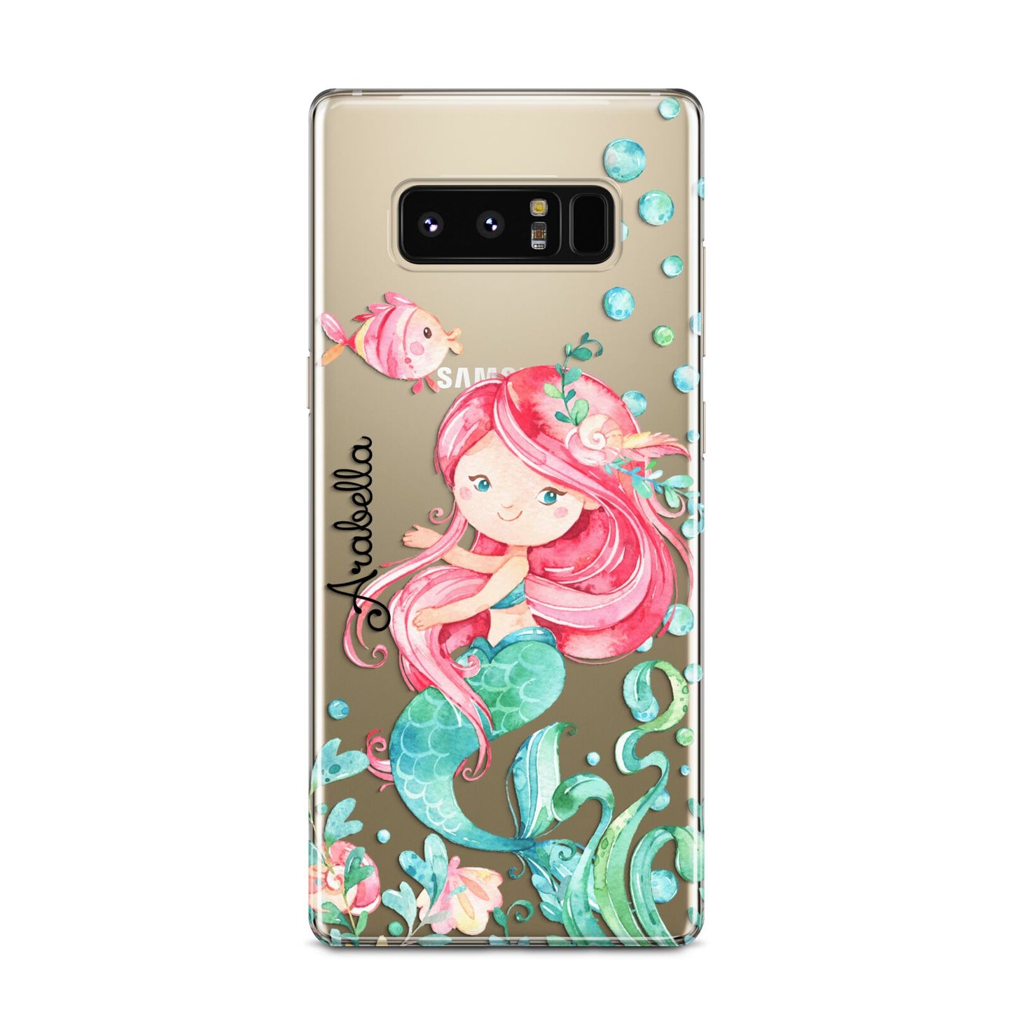 Personalised Mermaid Samsung Galaxy Note 8 Case