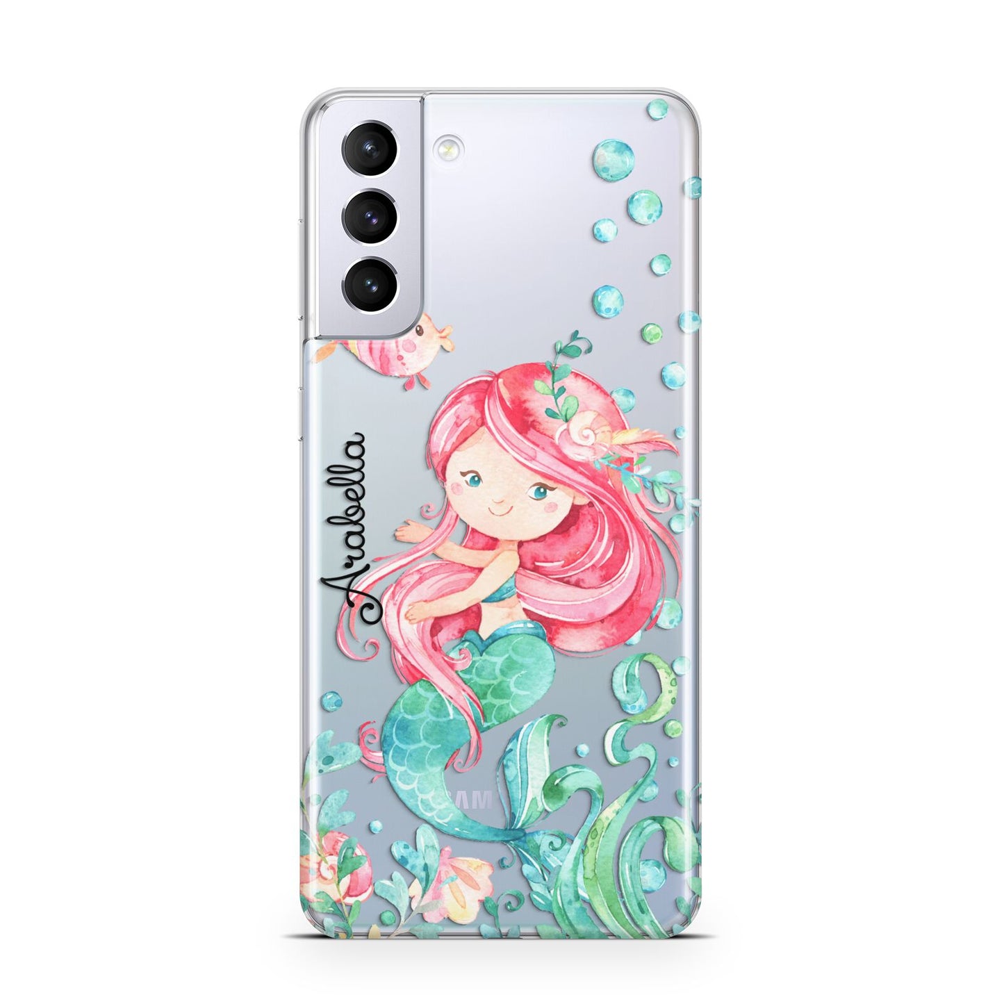 Personalised Mermaid Samsung S21 Plus Case