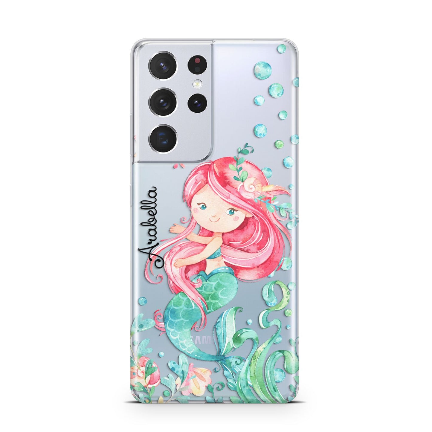 Personalised Mermaid Samsung S21 Ultra Case