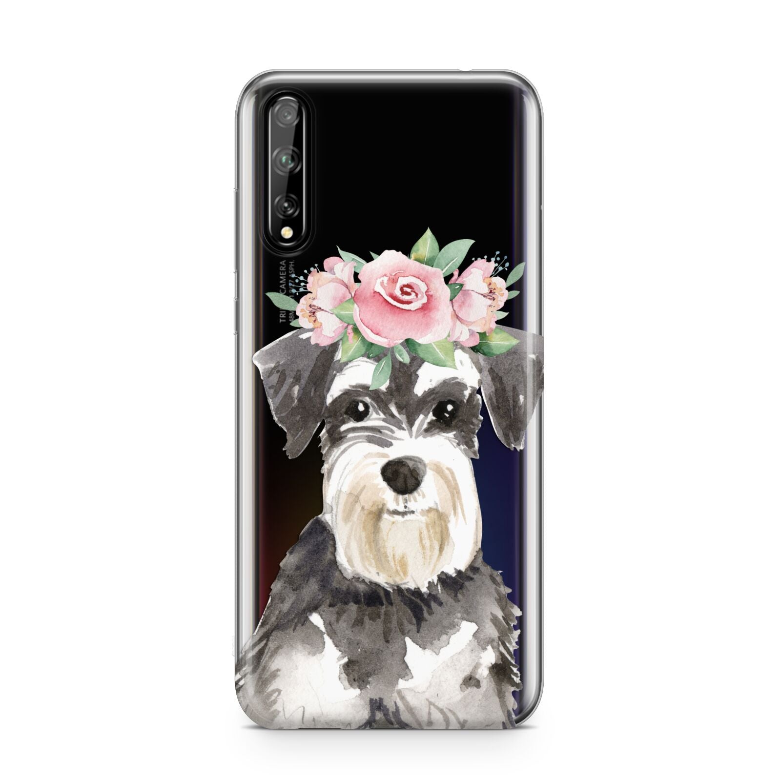 Personalised Miniature Schnauzer Huawei Enjoy 10s Phone Case