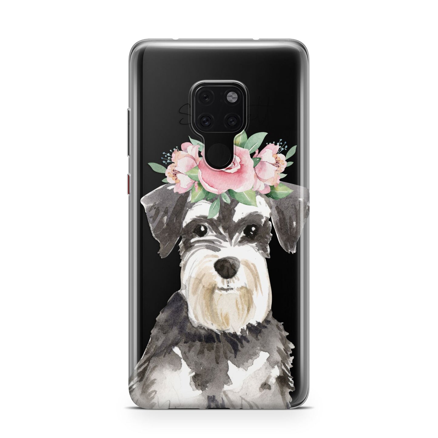 Personalised Miniature Schnauzer Huawei Mate 20 Phone Case