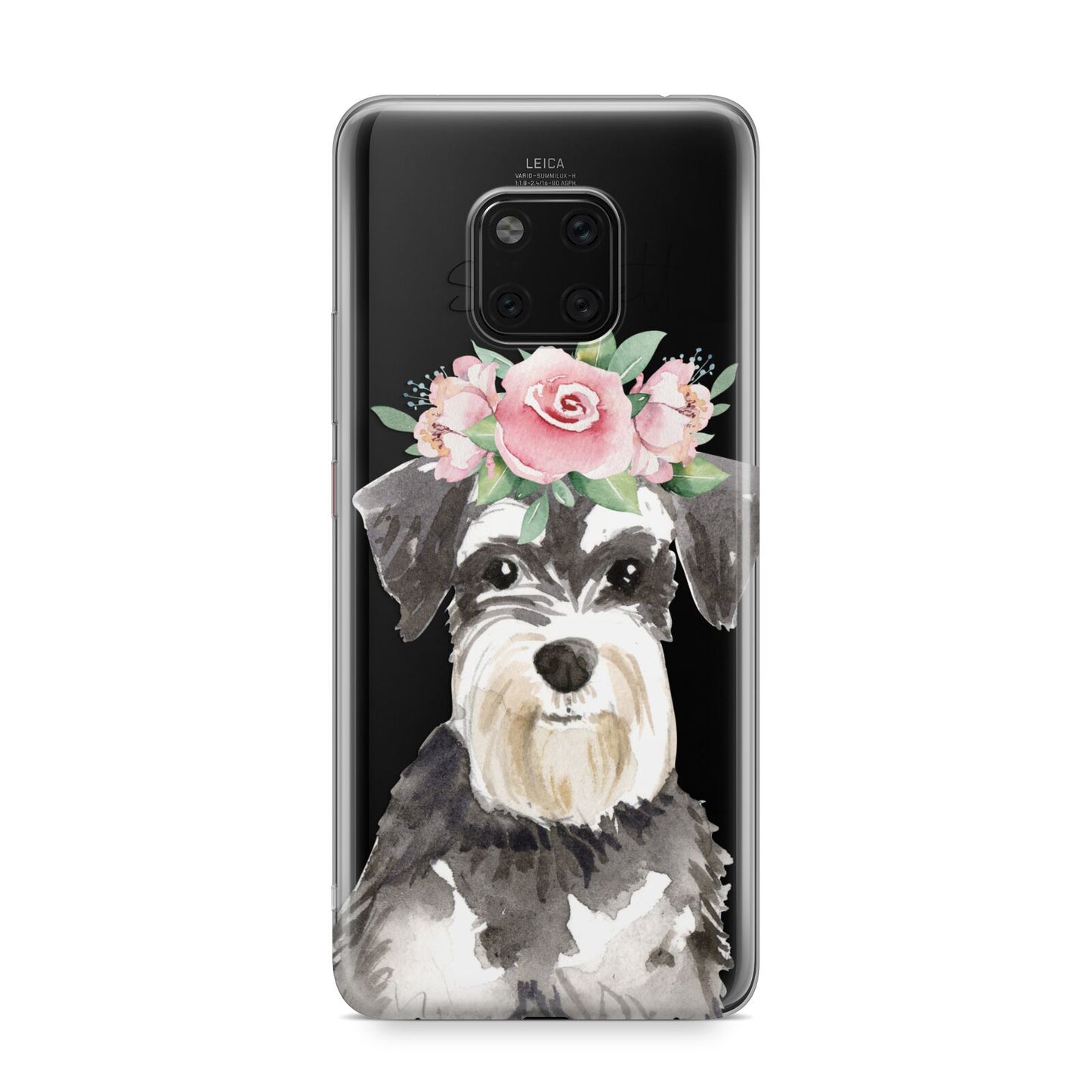 Personalised Miniature Schnauzer Huawei Mate 20 Pro Phone Case