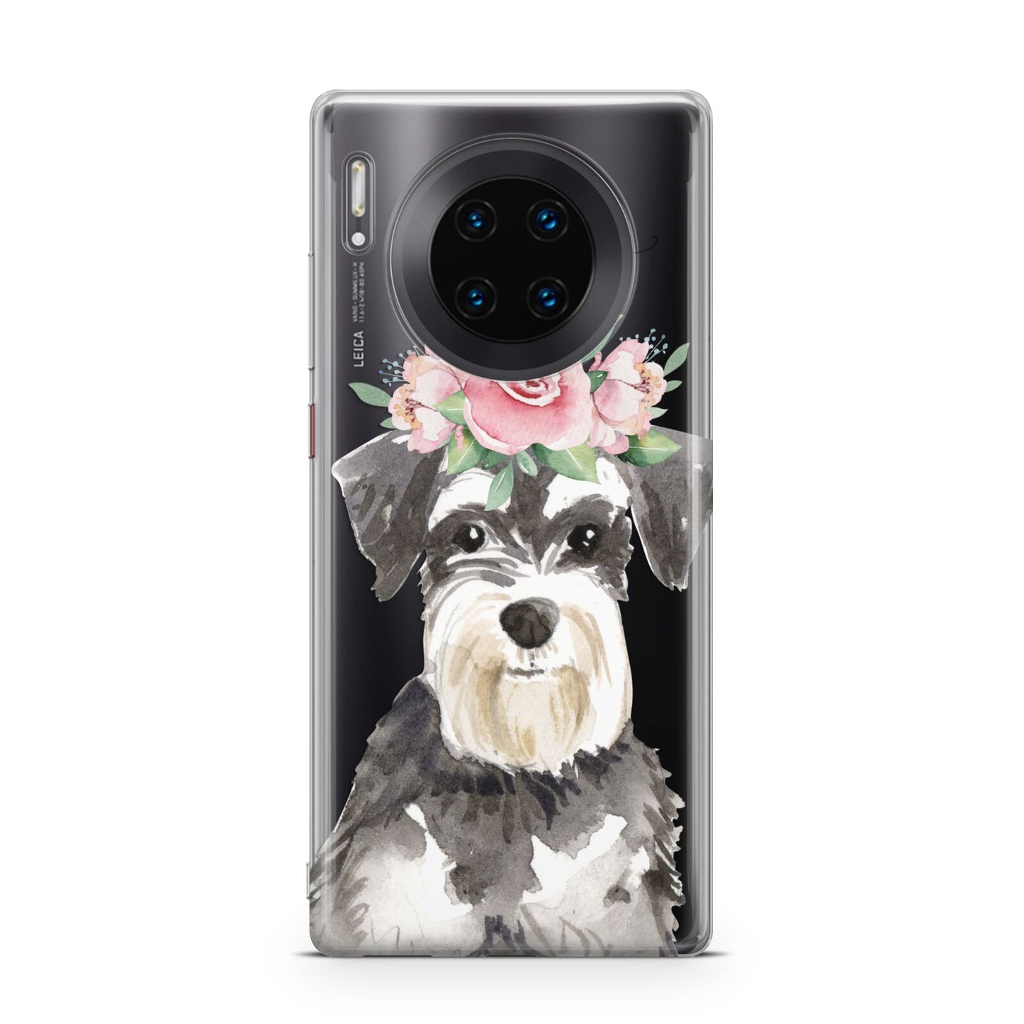 Personalised Miniature Schnauzer Huawei Mate 30 Pro Phone Case