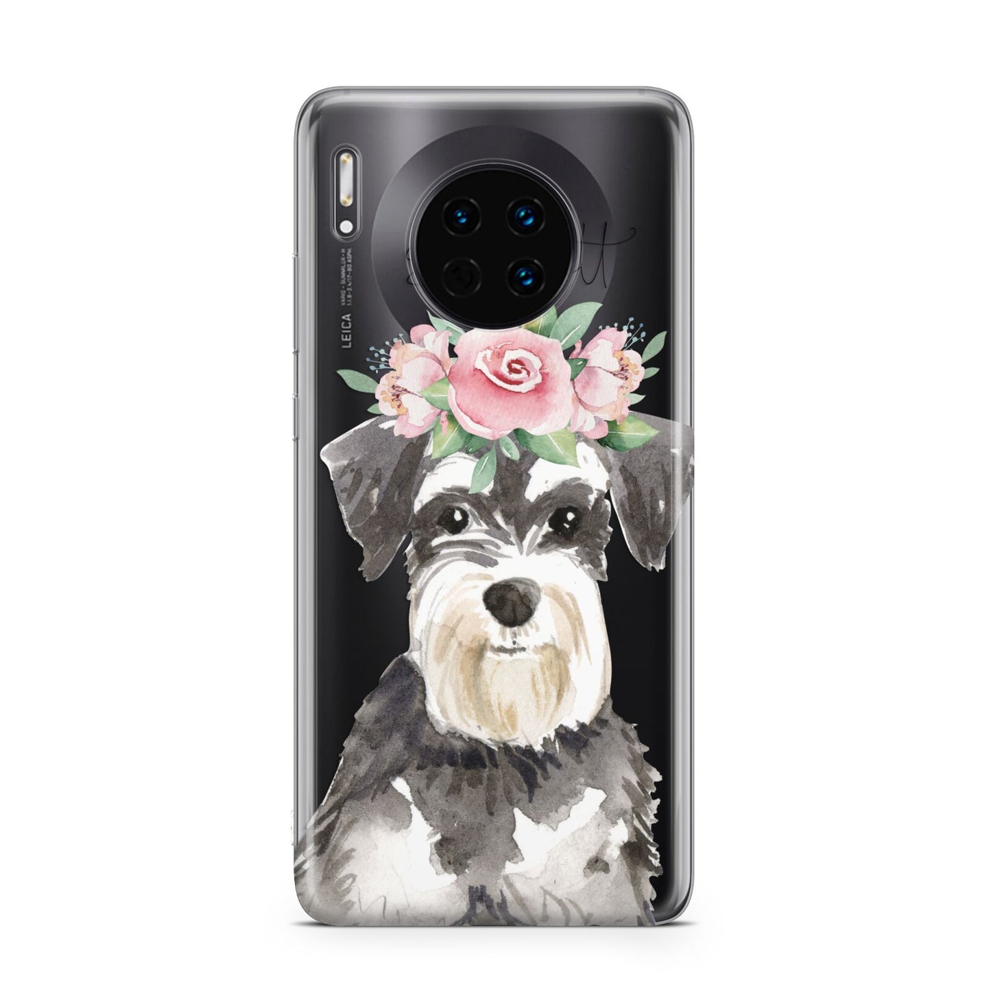 Personalised Miniature Schnauzer Huawei Mate 30