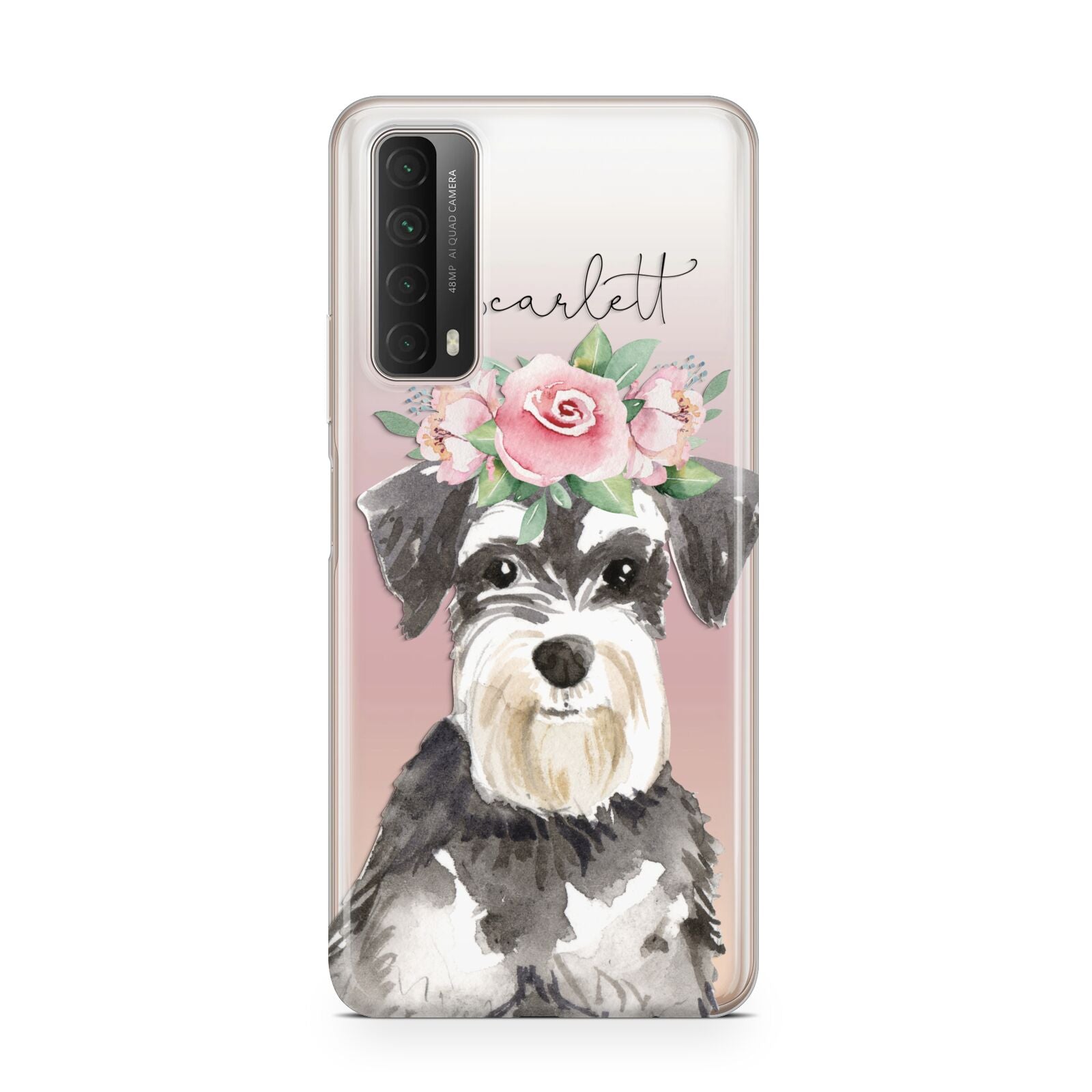 Personalised Miniature Schnauzer Huawei P Smart 2021