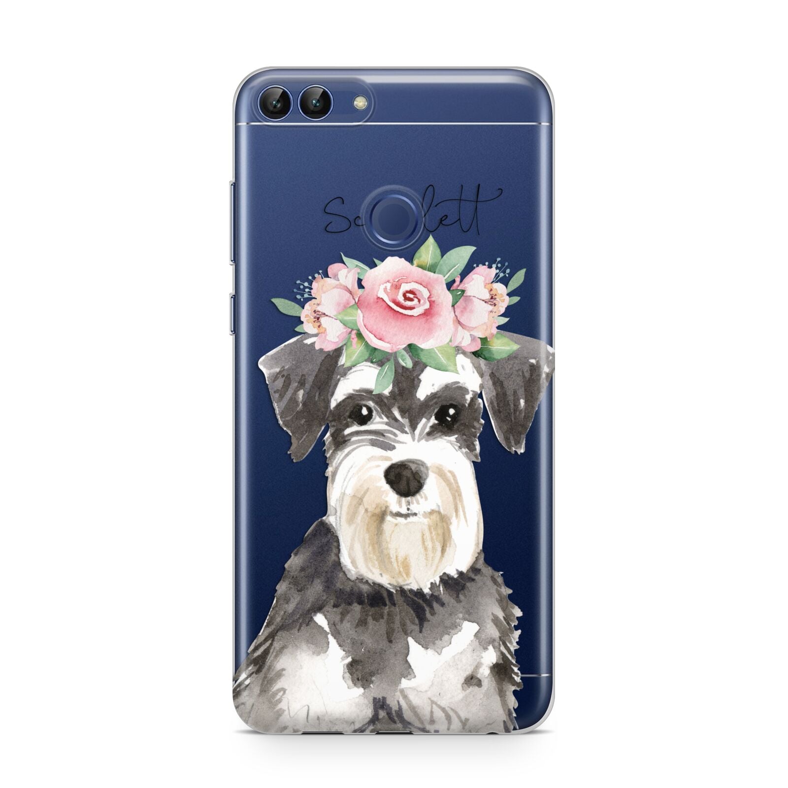 Personalised Miniature Schnauzer Huawei P Smart Case