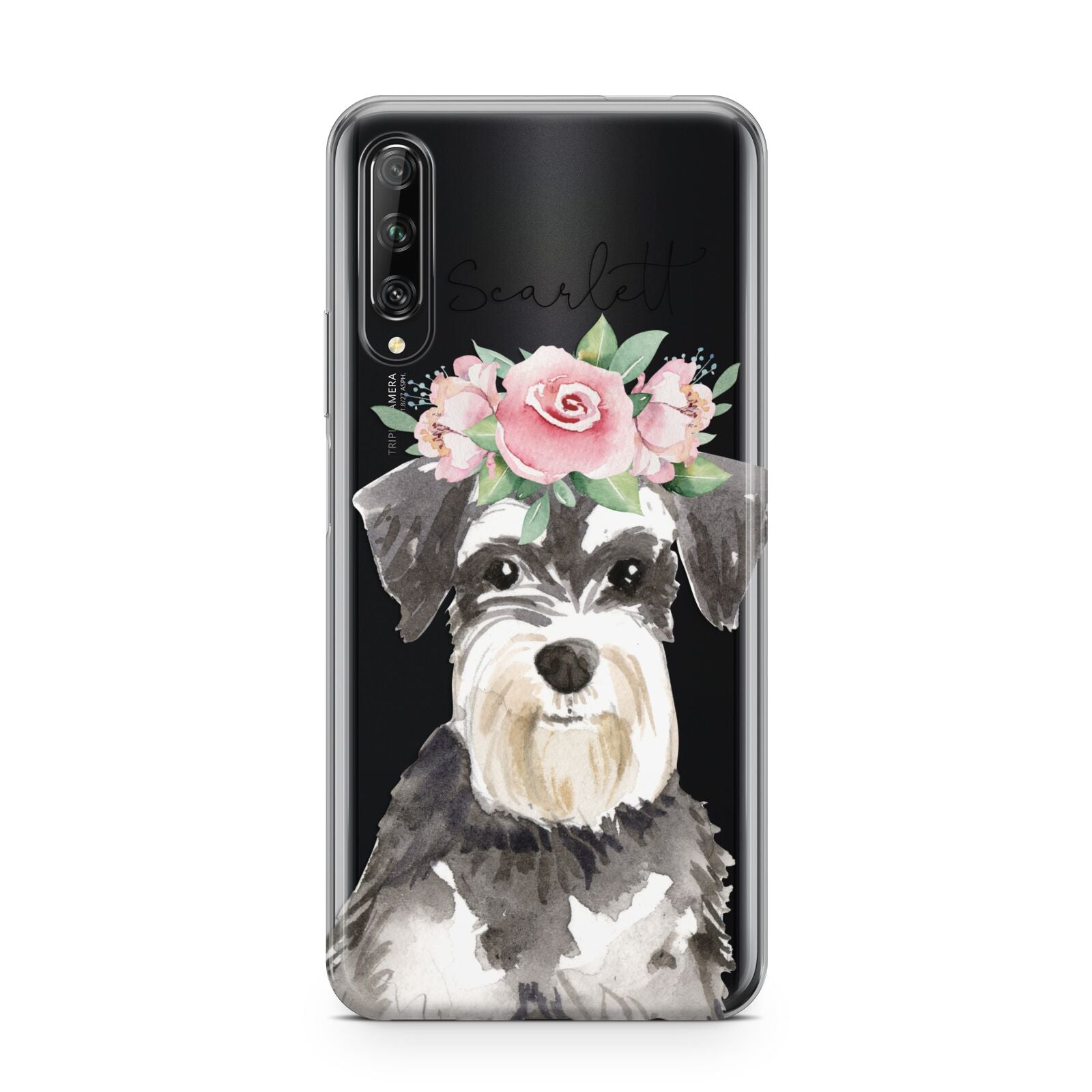 Personalised Miniature Schnauzer Huawei P Smart Pro 2019