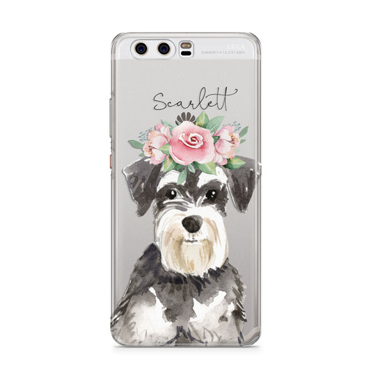 Personalised Miniature Schnauzer Huawei P10 Phone Case