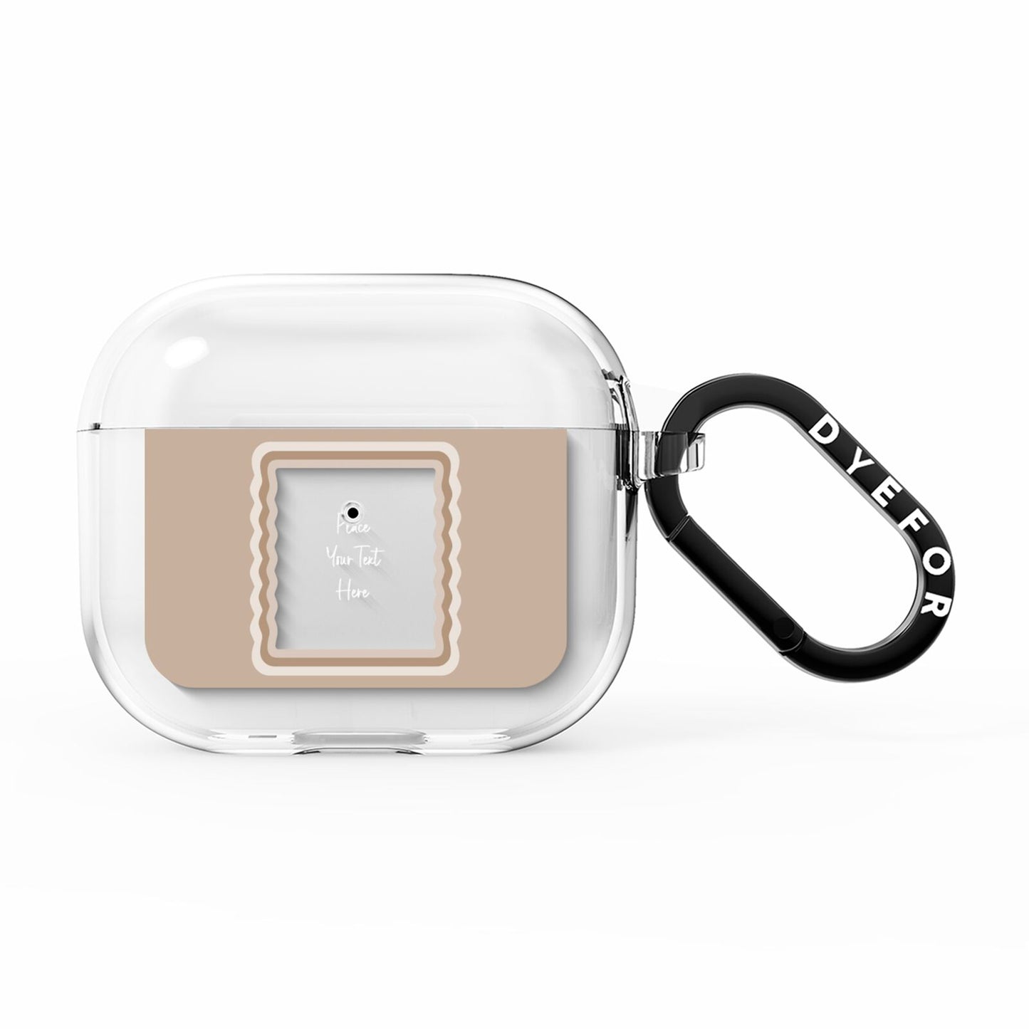 Personalised Mirrored AirPods Clear Case 3rd Gen