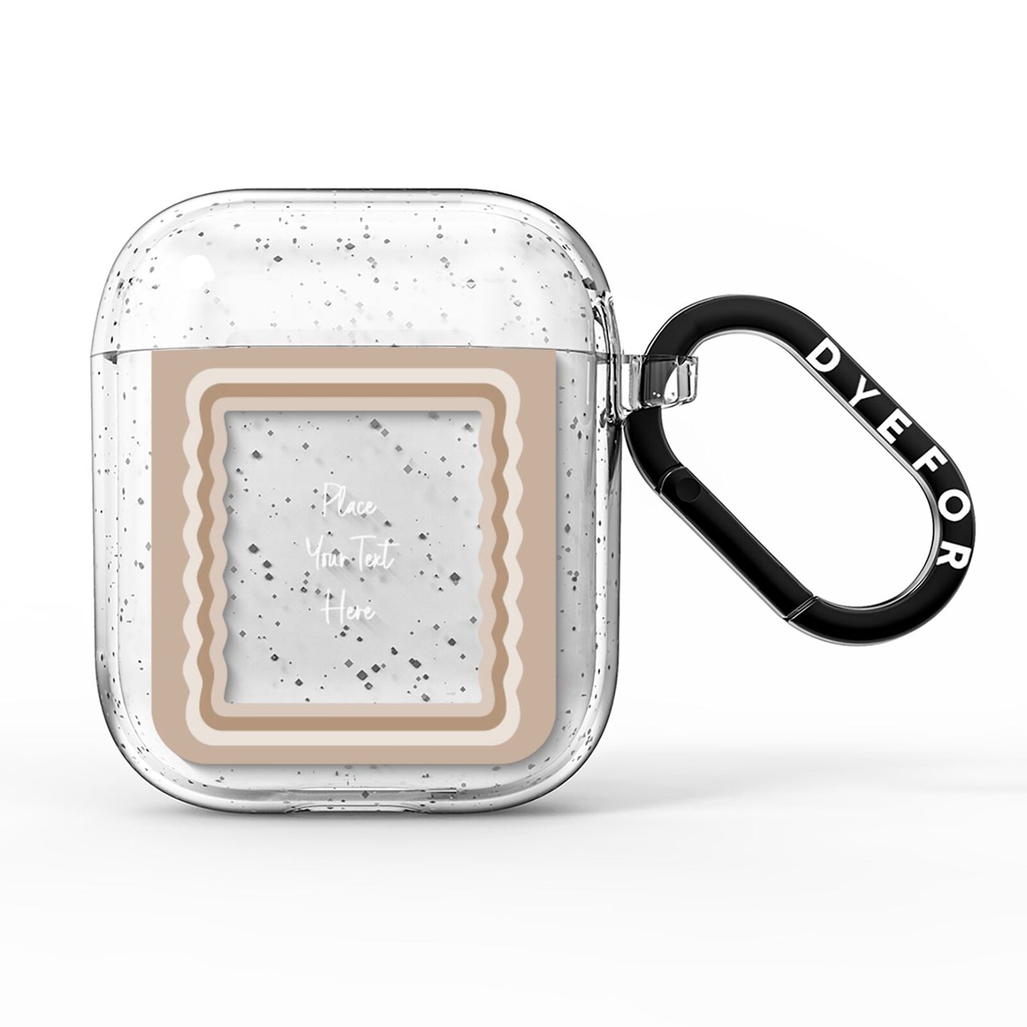 Personalised Mirrored AirPods Glitter Case