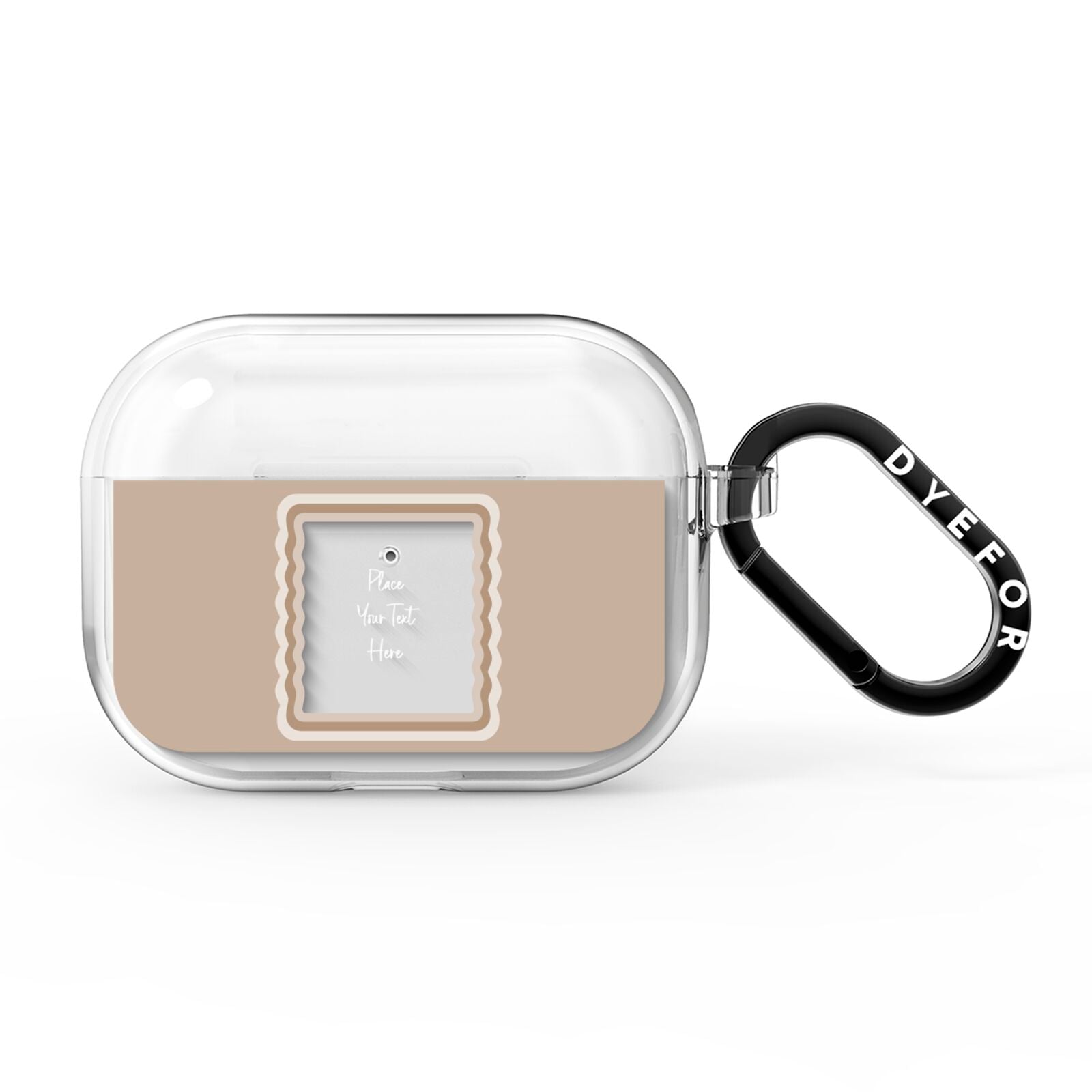 Personalised Mirrored AirPods Pro Clear Case