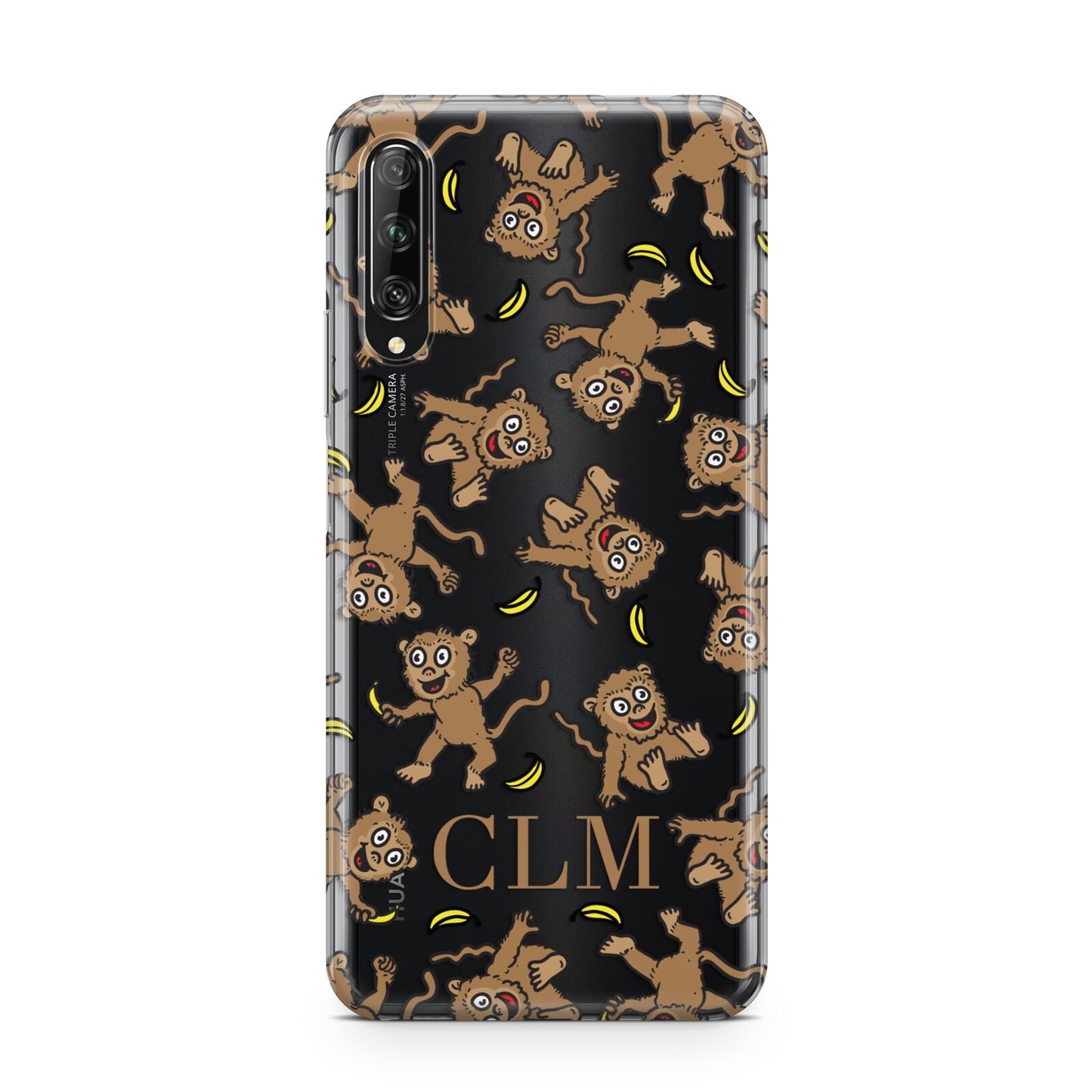 Personalised Monkey Initials Huawei P Smart Pro 2019