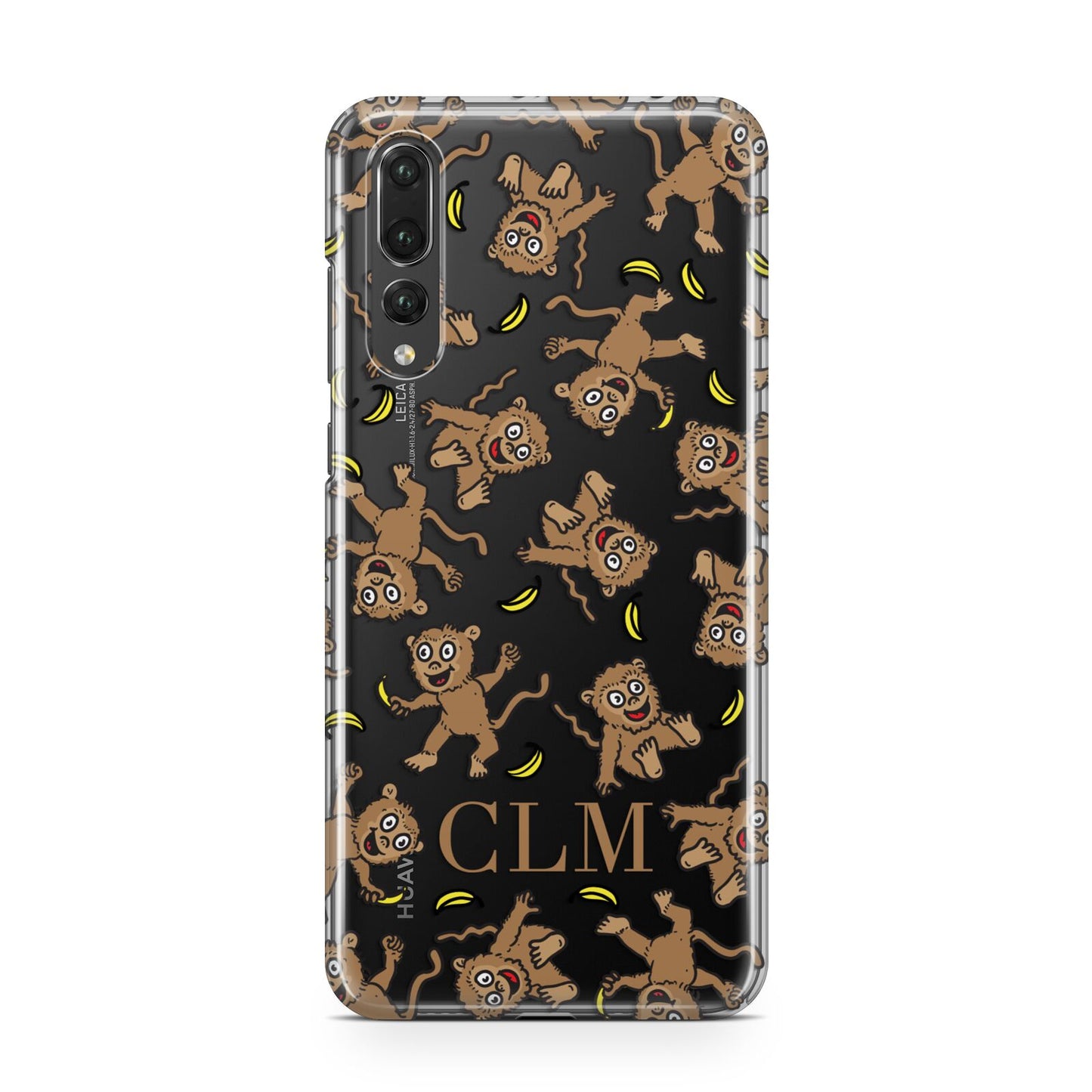 Personalised Monkey Initials Huawei P20 Pro Phone Case